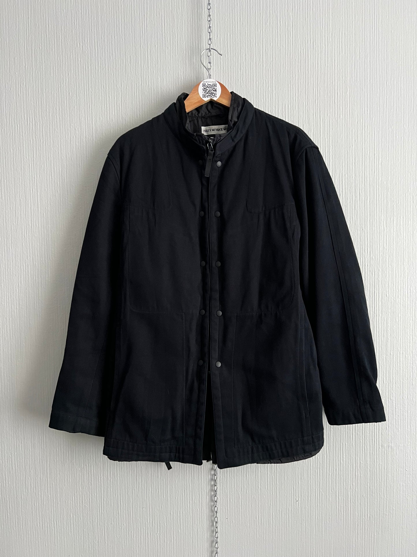AW2000 Issey Miyake Futuristic Ballistic Nylon X-ray Cargo Jacket