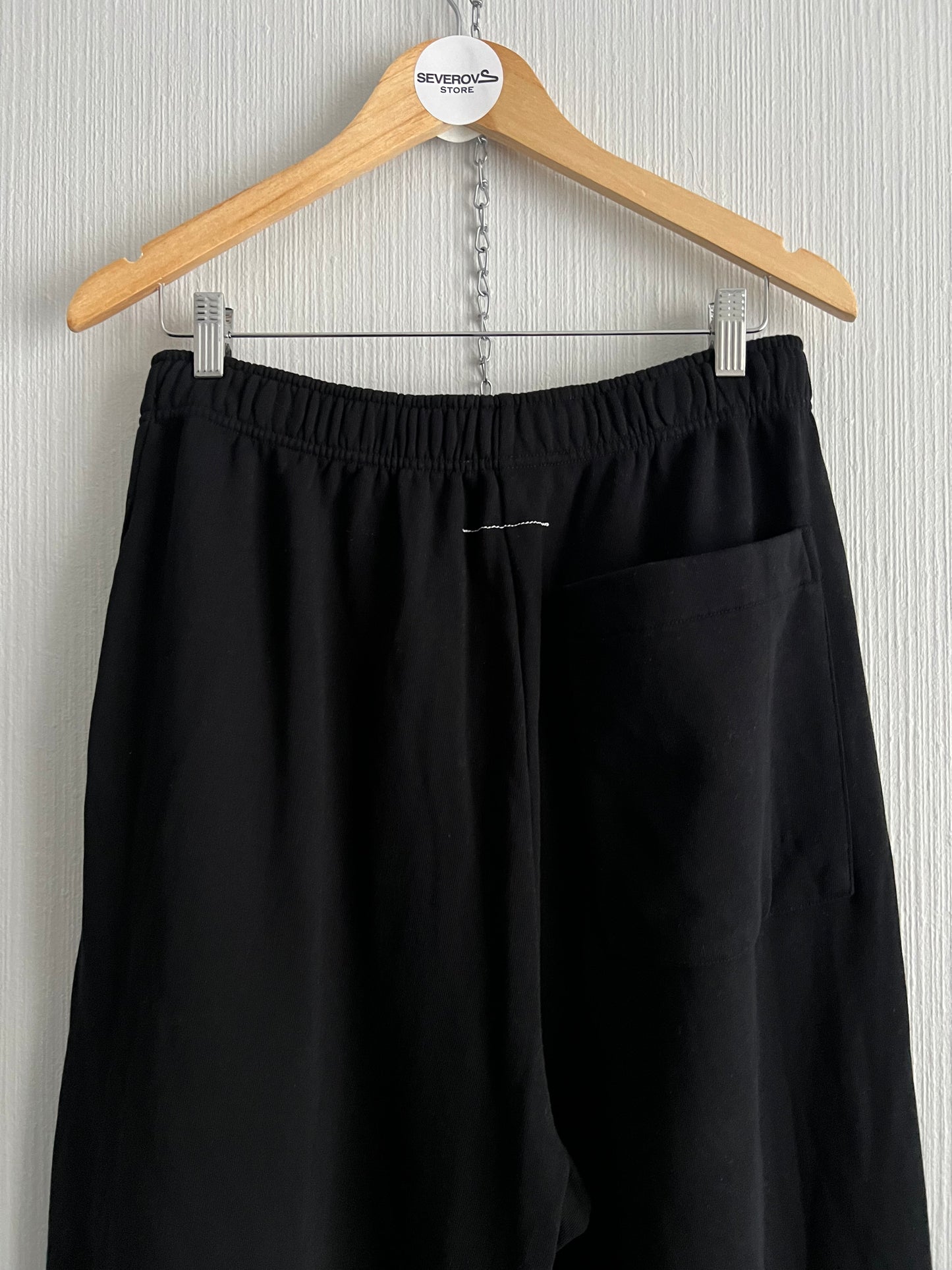 MM6 Maison Margiela Mens Baggy Black Sweatpants