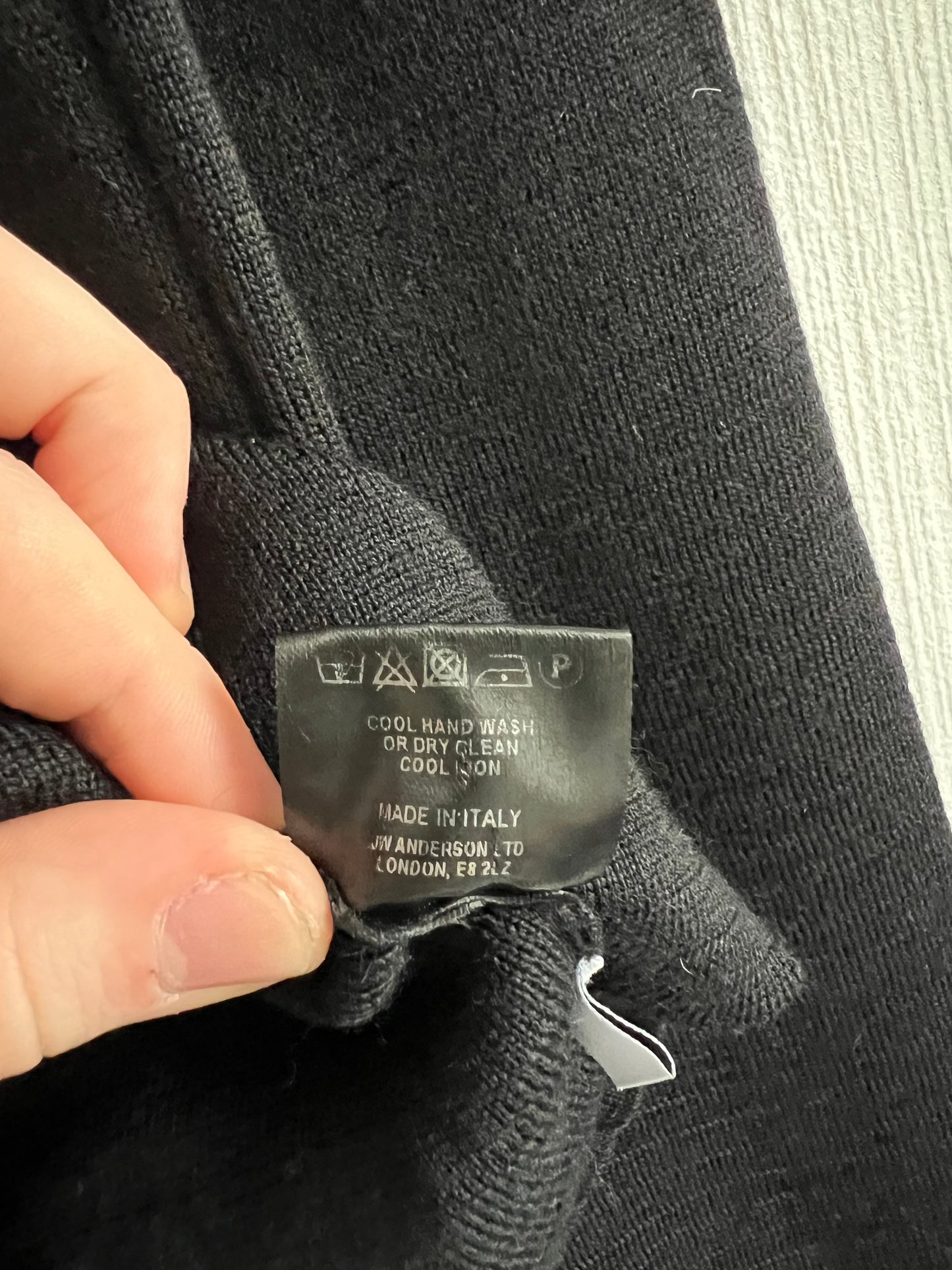 JW Anderson Zip Front Roll Neck Womens Jumper
