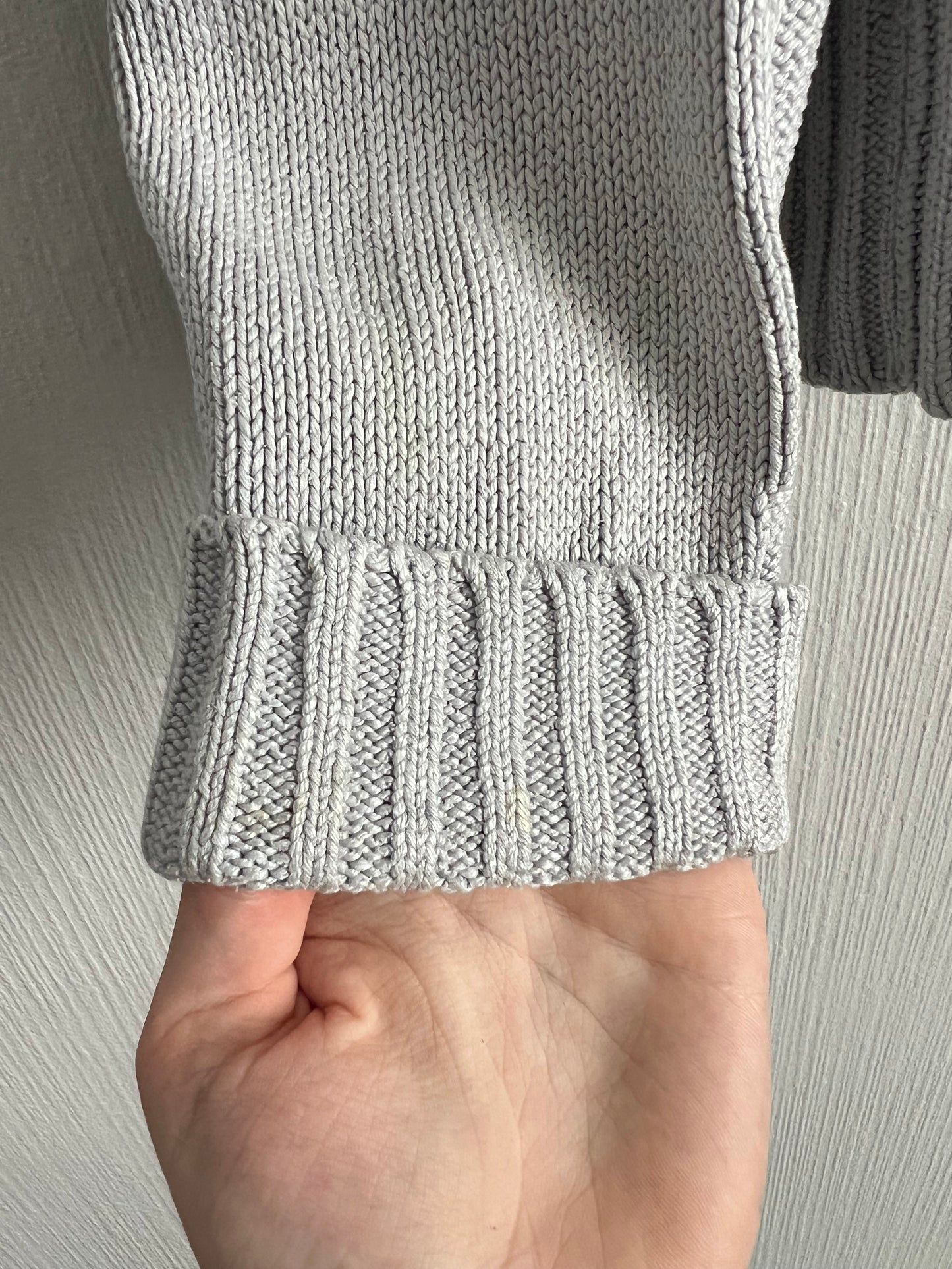 Stone Island Vintage SS2002 Knit Sweater Zip up Cardigan
