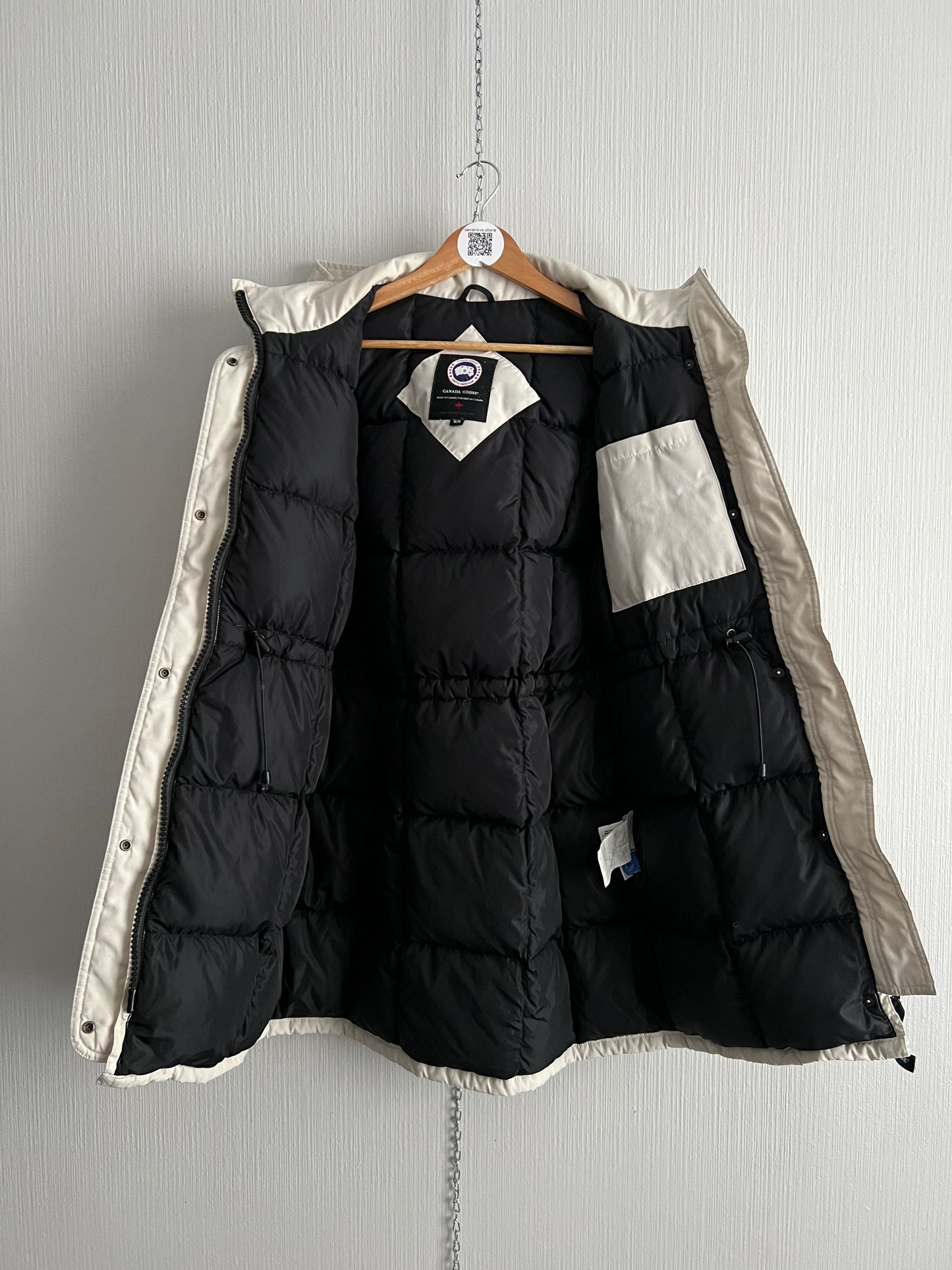 Canada Goose Trillium Ladies Parka Jacket in Cream