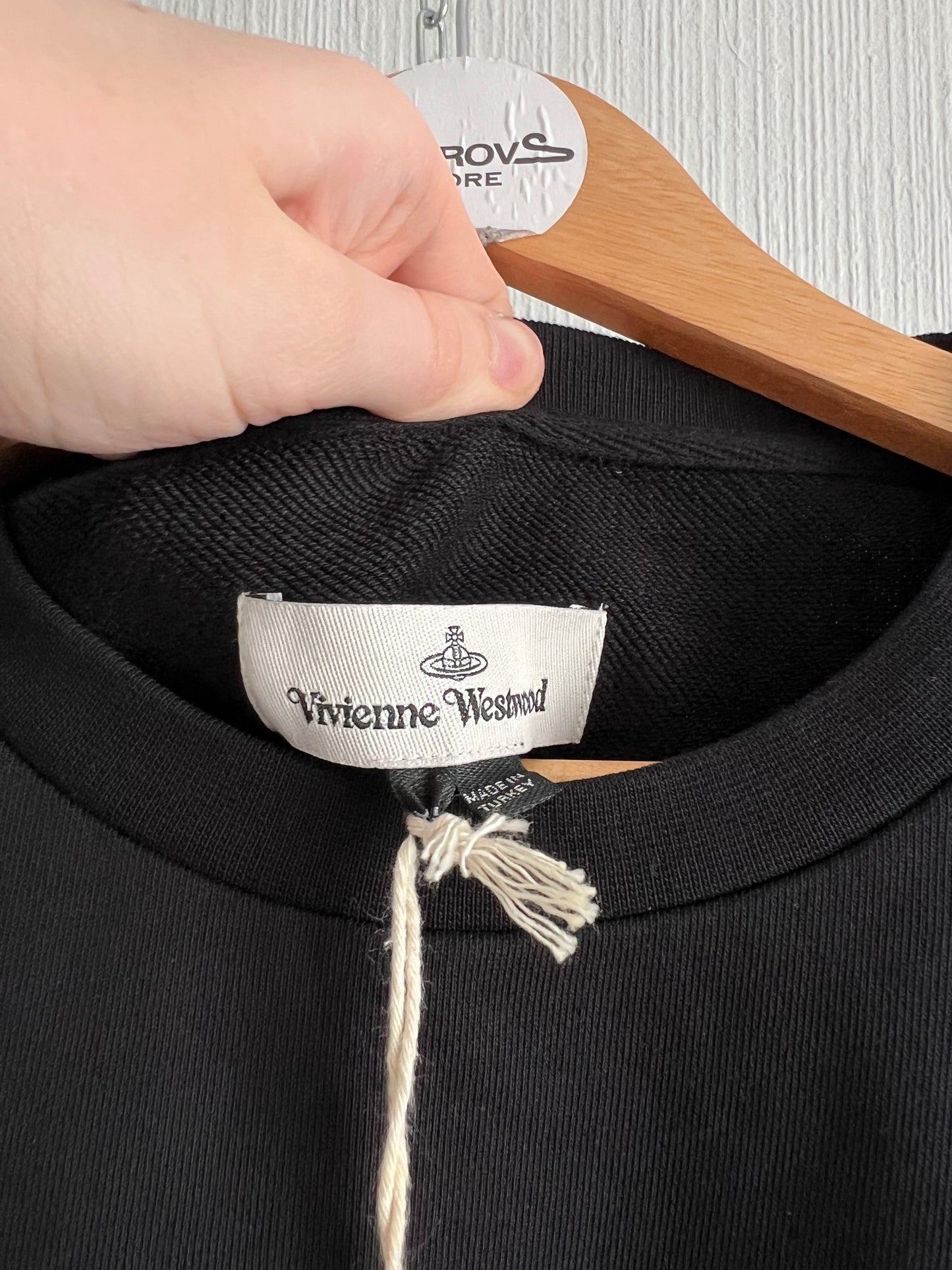 Vivienne Westwood Orb Mens Black Cotton Sweatshirt