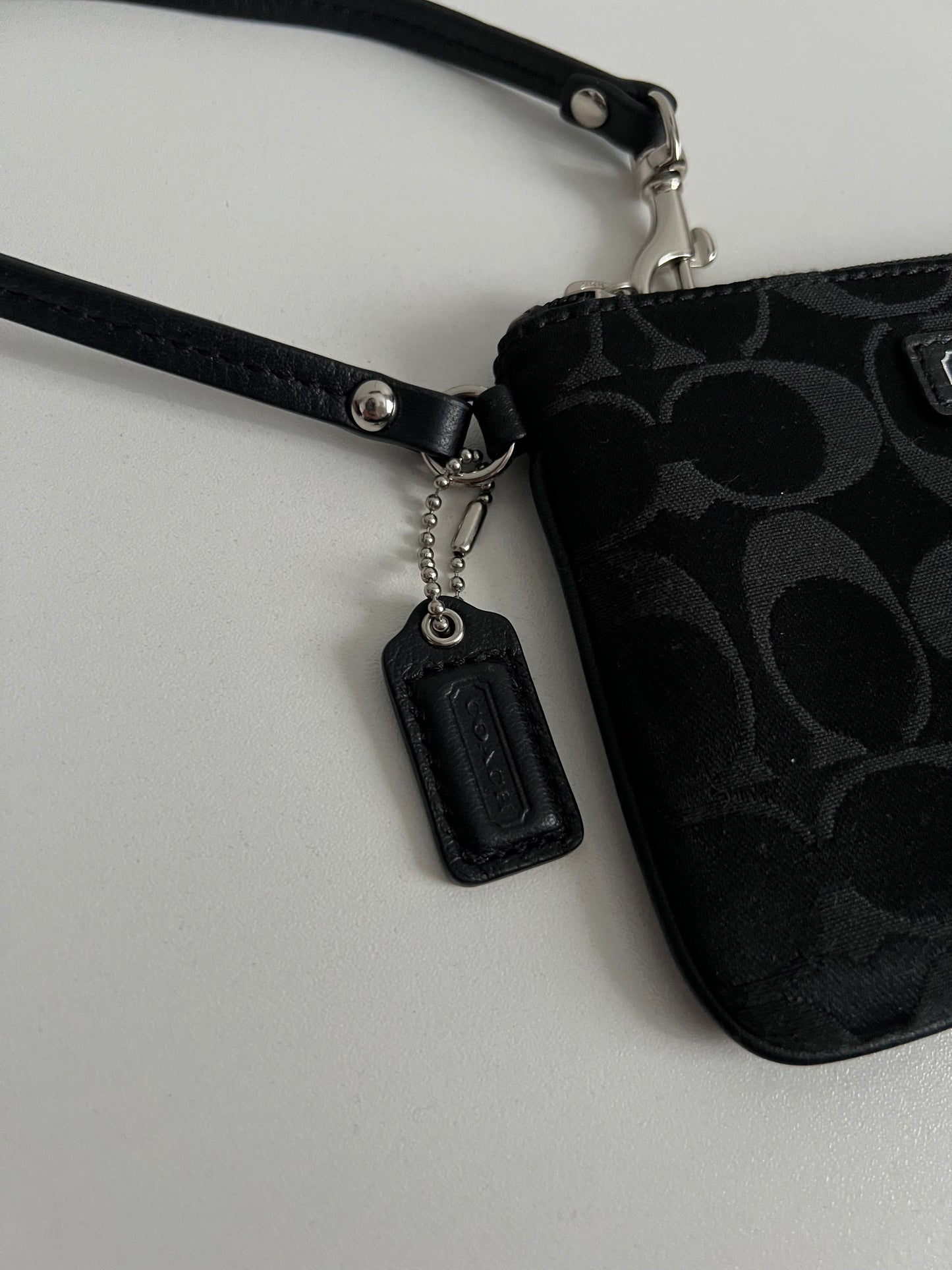 Coach Wristlet Signature Wallet Wrist Bag