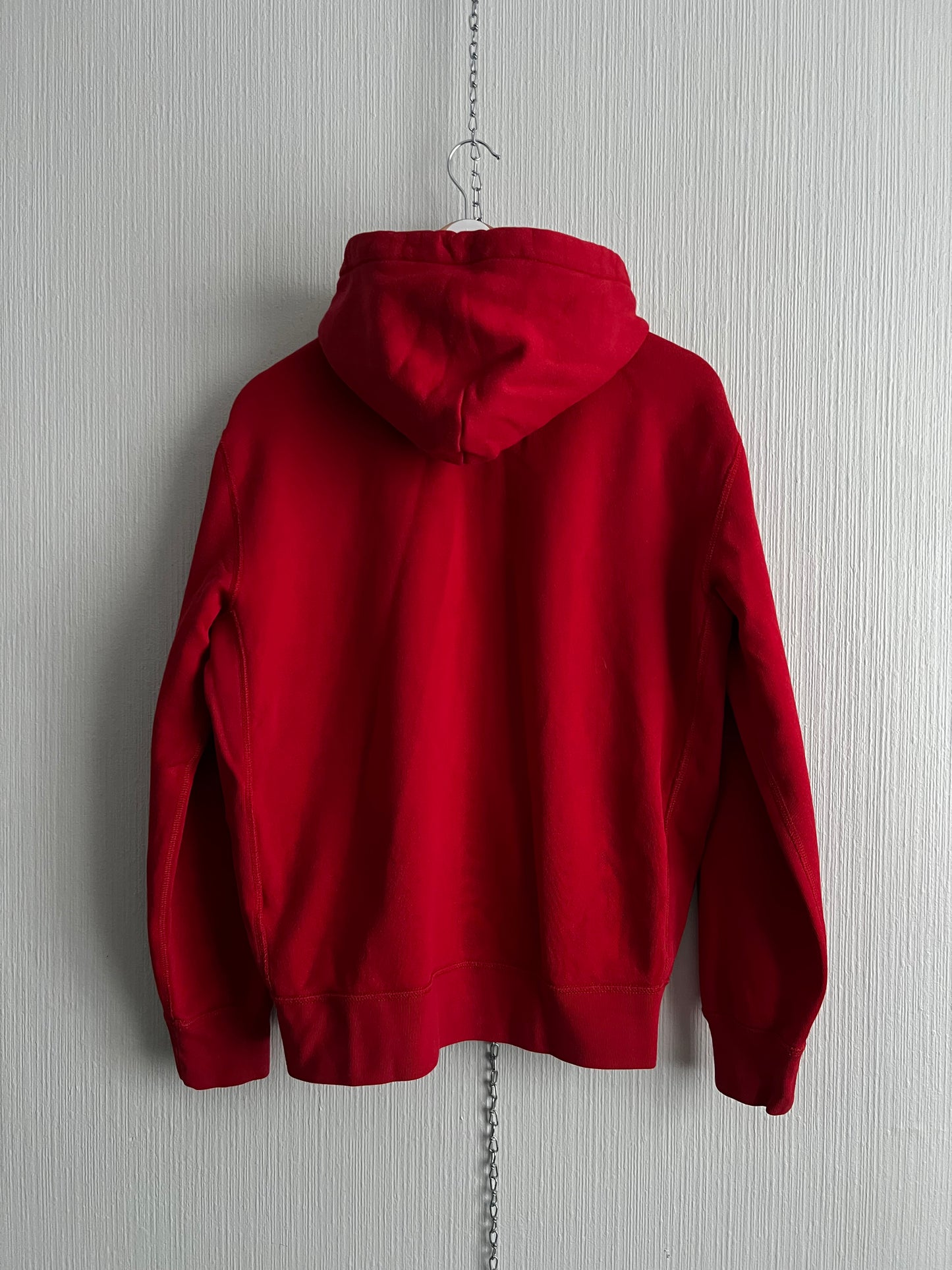 Polo Ralph Lauren Red Cotton Big Logo Mens Zip Hoodie
