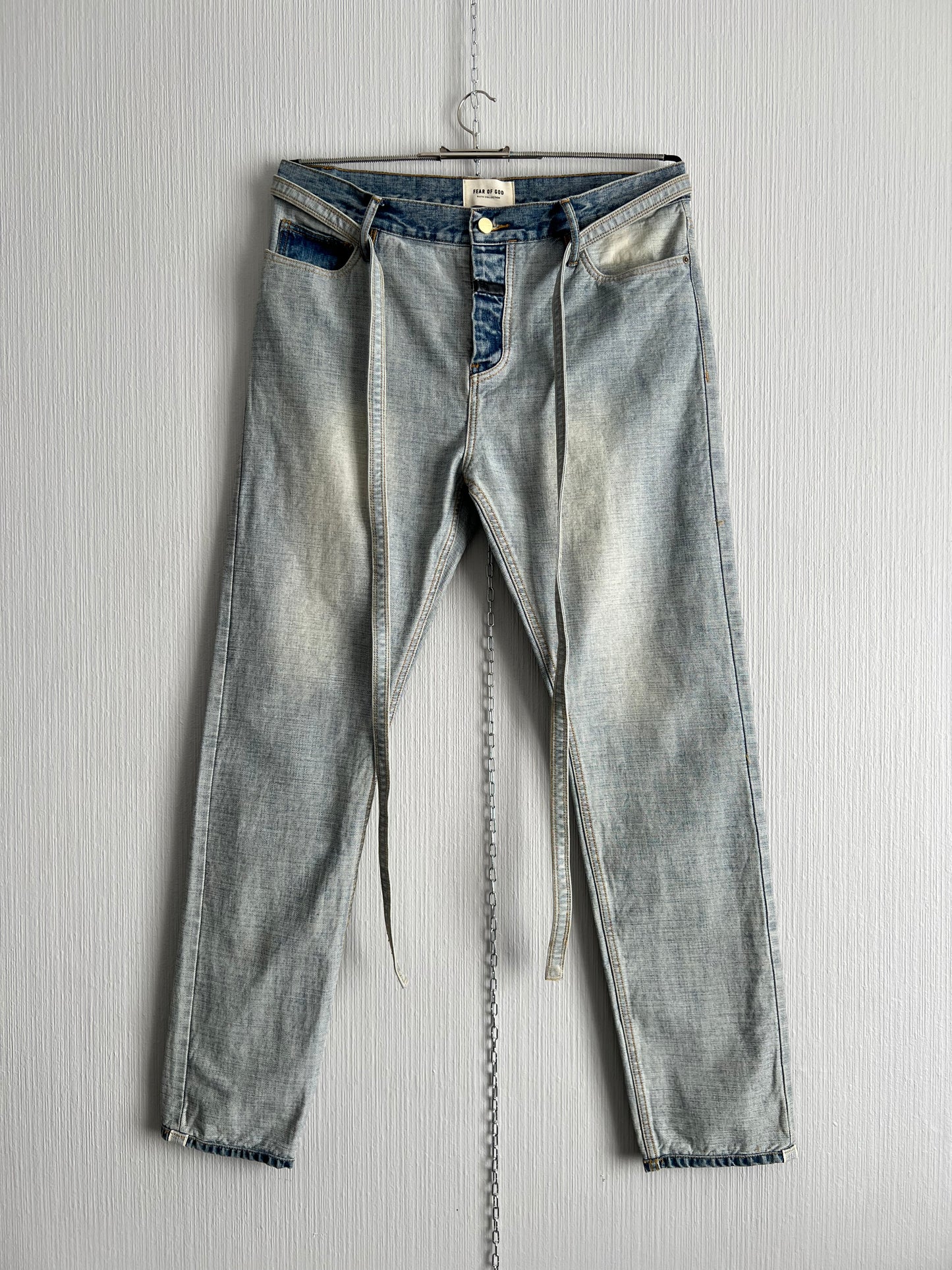 Fear Of God Sixth Collection Inside Out Denim Pants