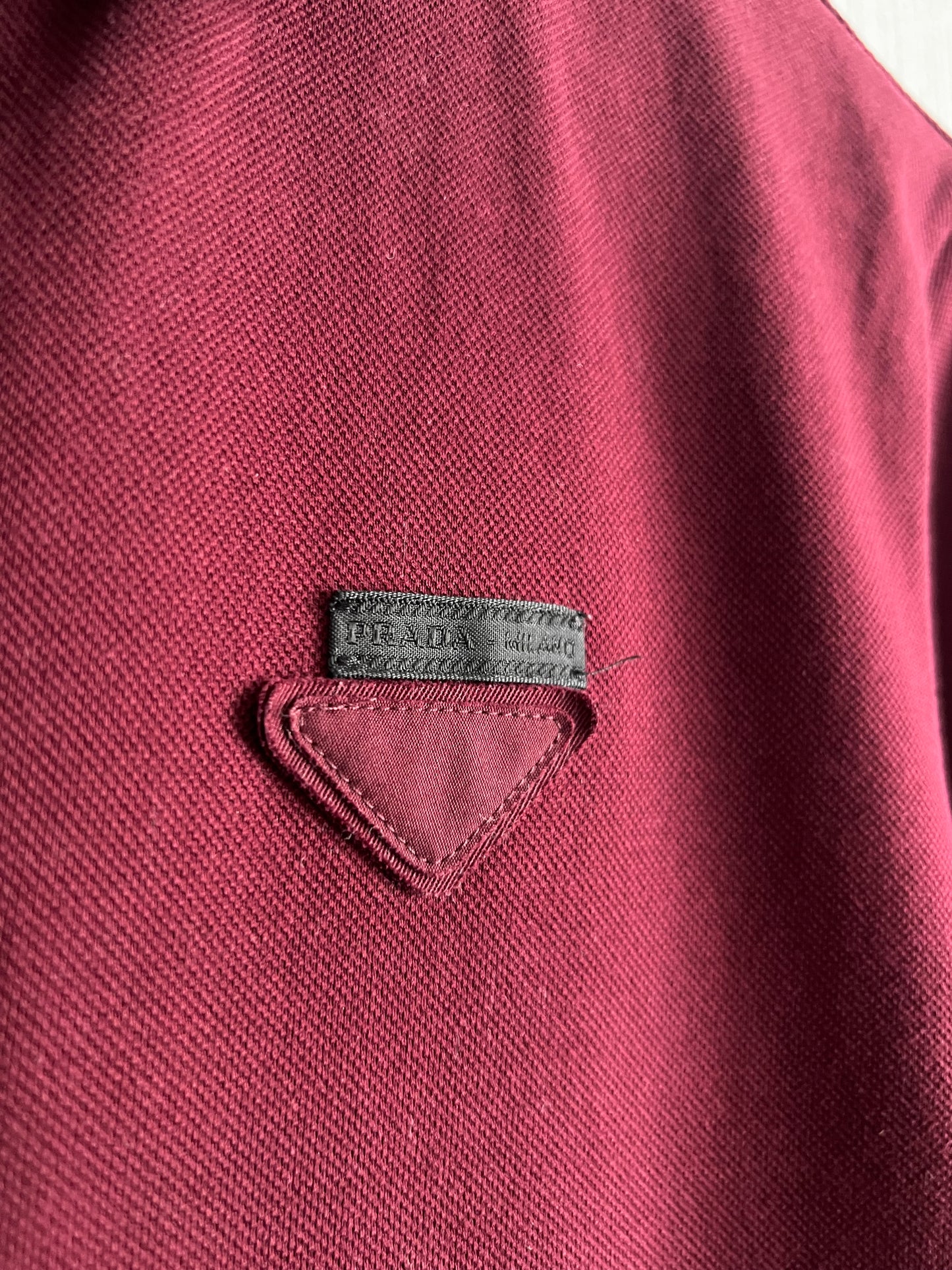 Prada Milano Mens Cotton Polo T-shirt