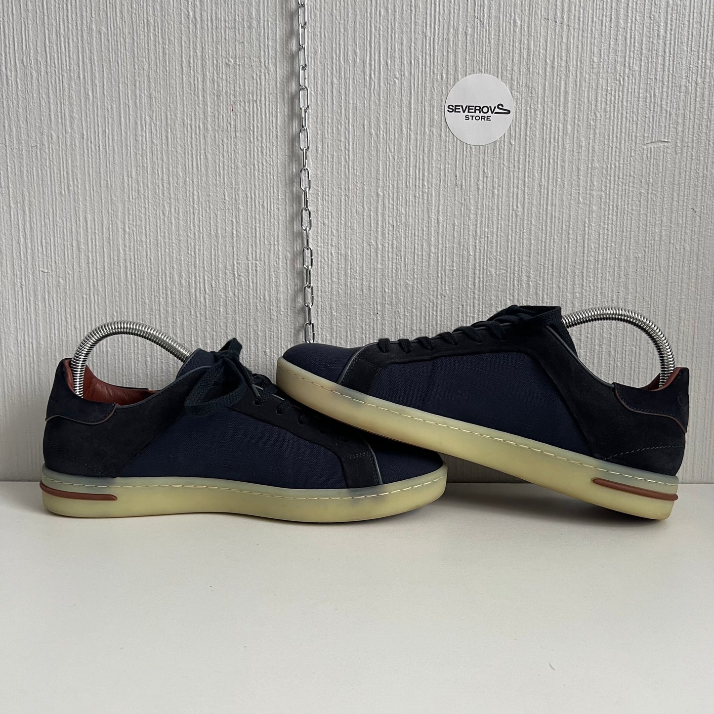 Loro Piana Traveller Walk Leather Sneakers Mens Shoes