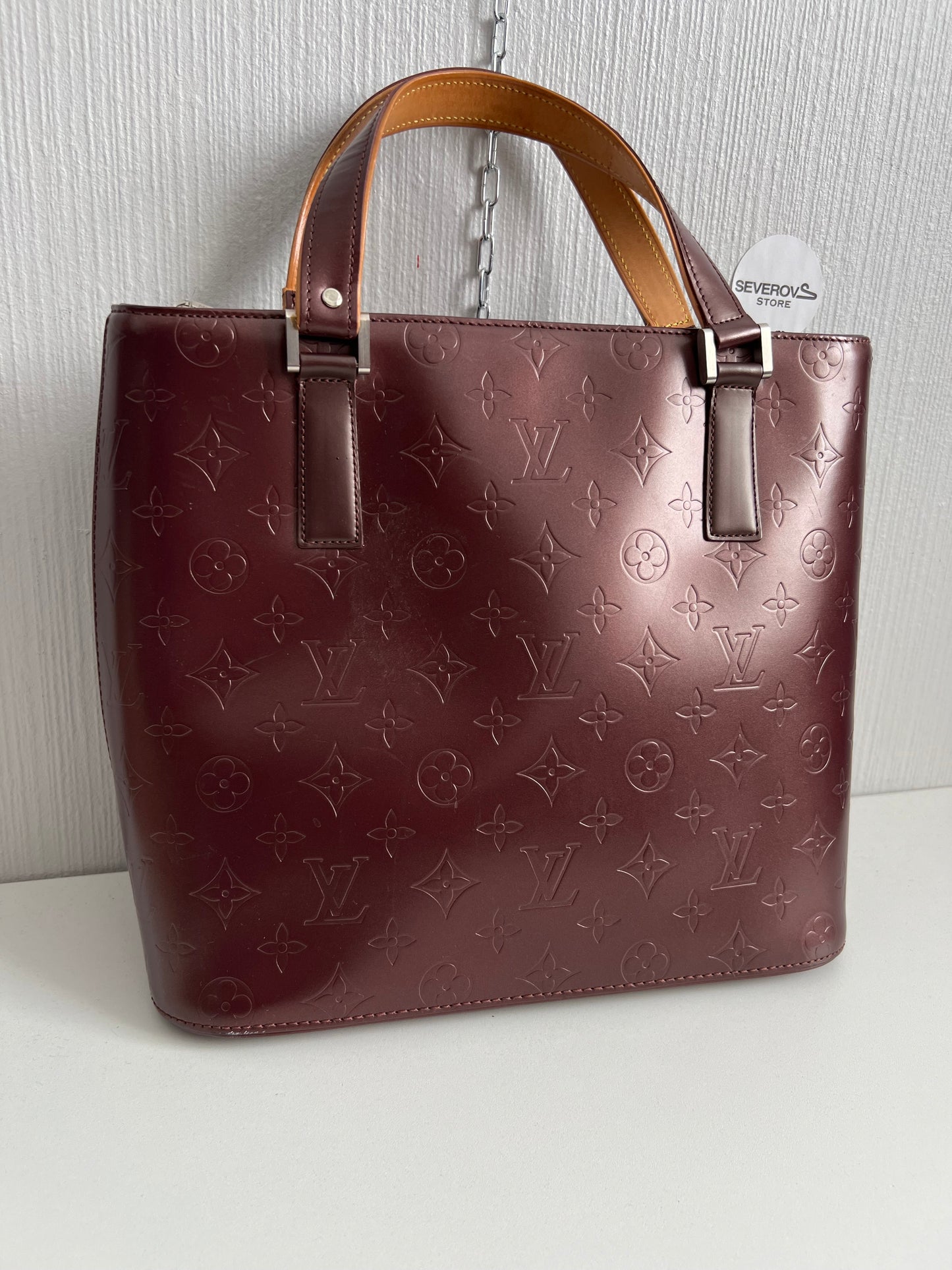 Louis Vuitton Purple Monogram Mat Stockton Bag