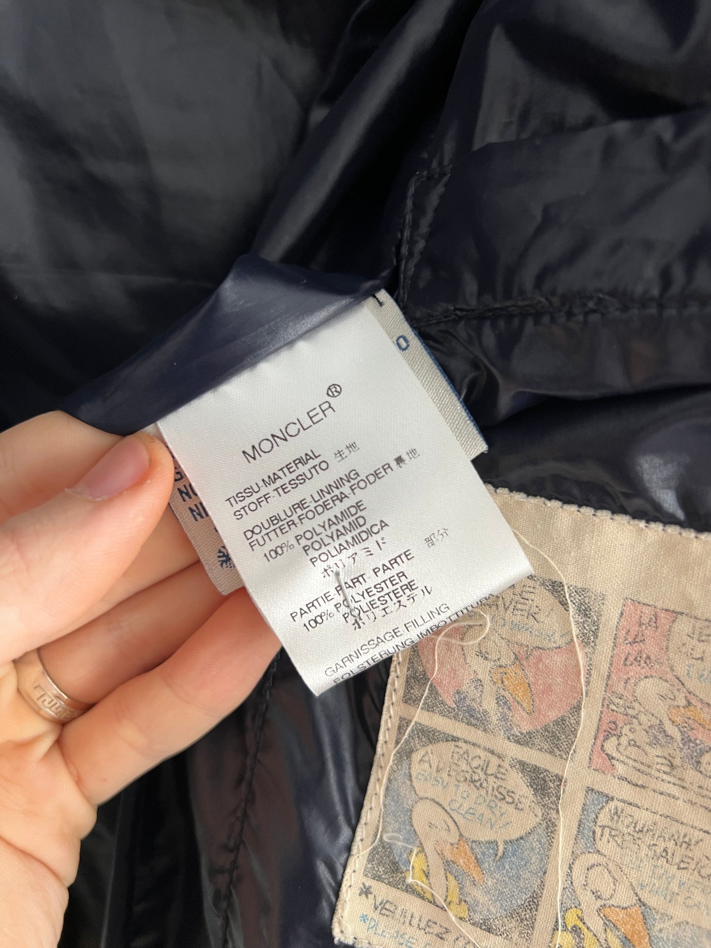 Moncler Maya Mens Khaki Down Jacket