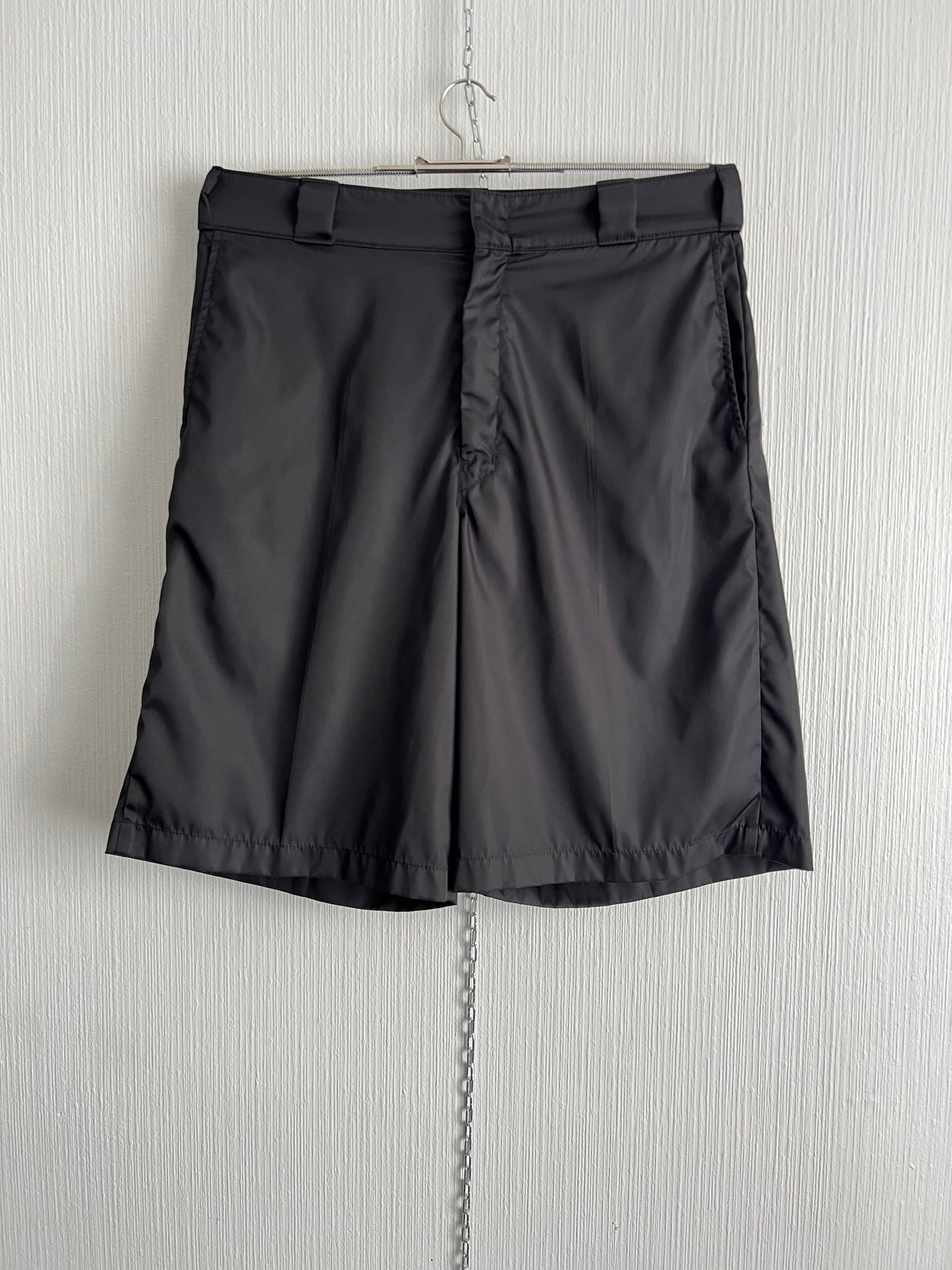 Prada Milano 2019 Nylon Gabardine Baggy Shorts