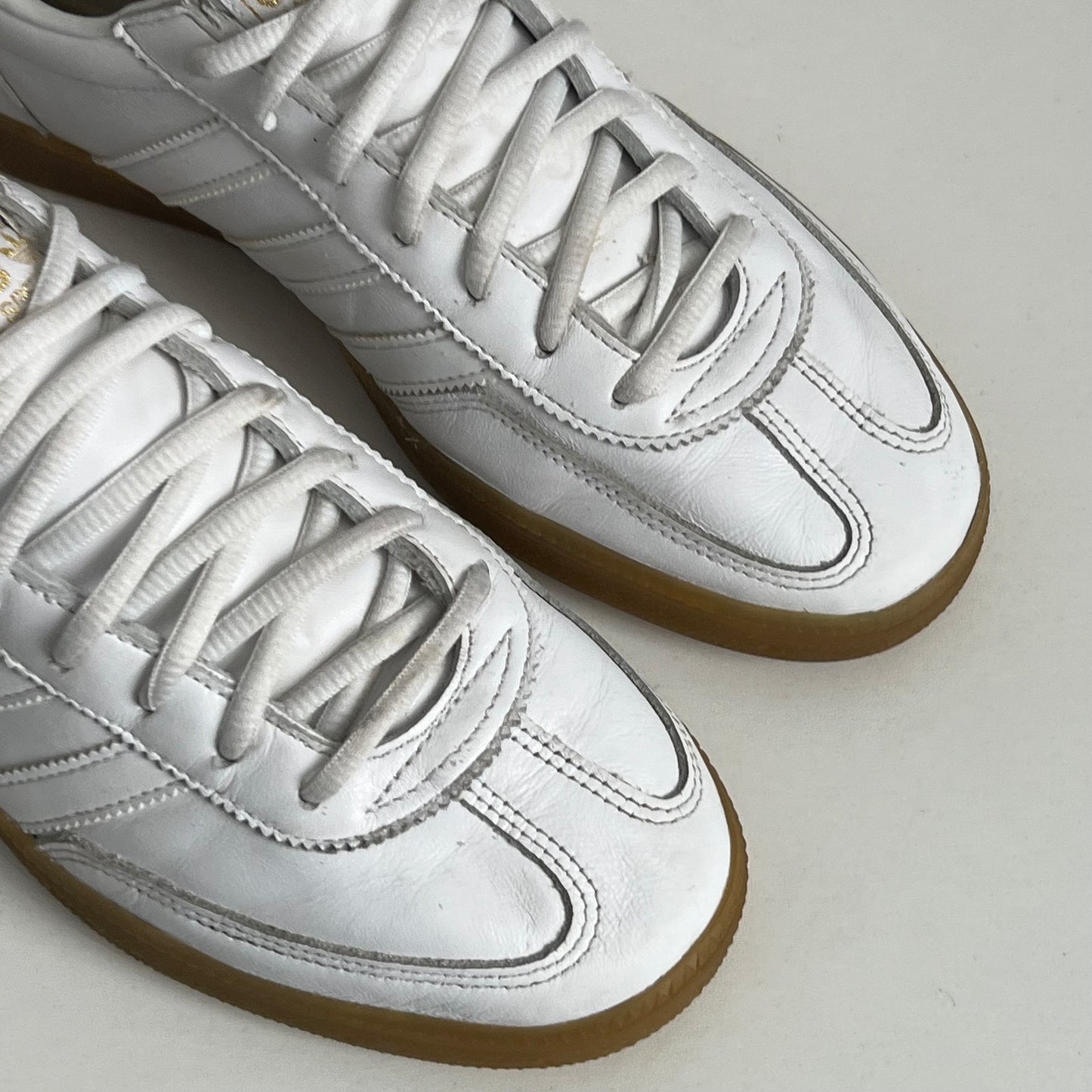 Adidas Spezial White Leather Shoes Mens Trainers