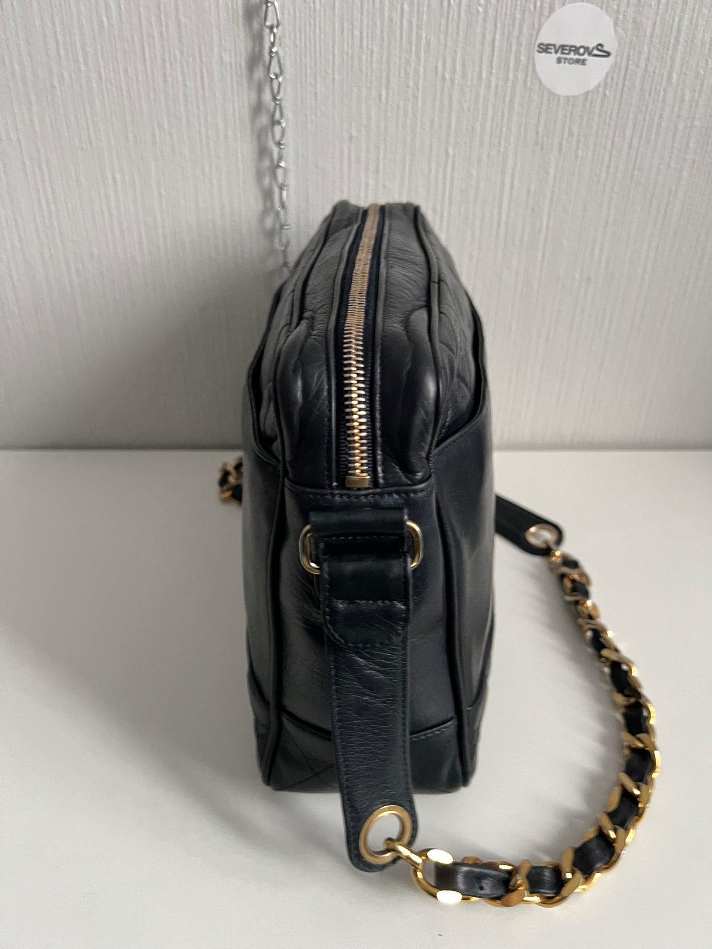 Chanel Vintage 1991 Diamond-Quilted Shoulder Bag