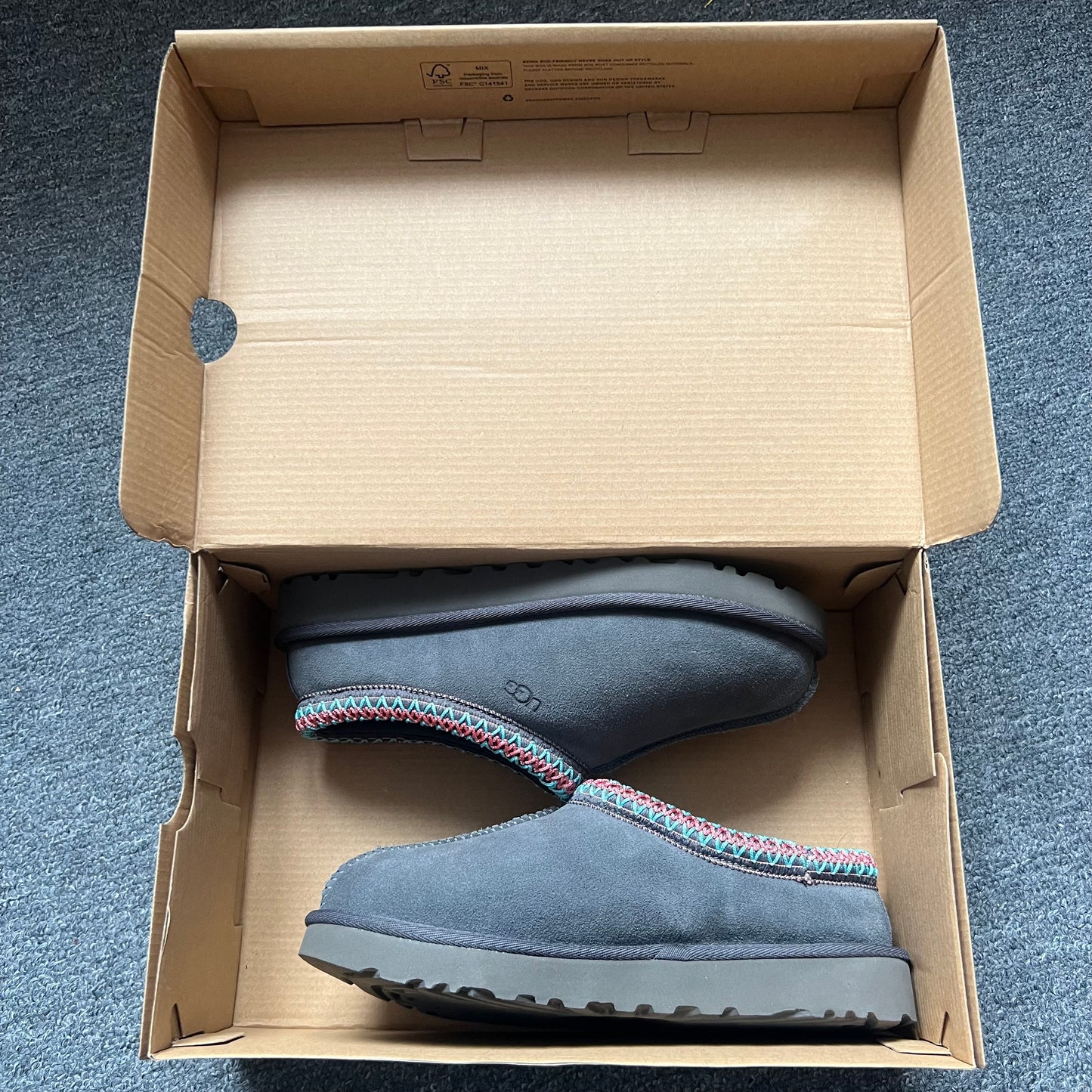 UGG Tasman Women’s Slippers in Grey Suede