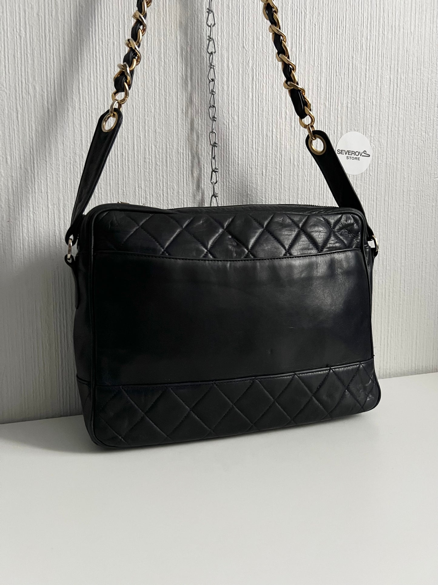 Chanel Vintage 1991 Diamond-Quilted Shoulder Bag