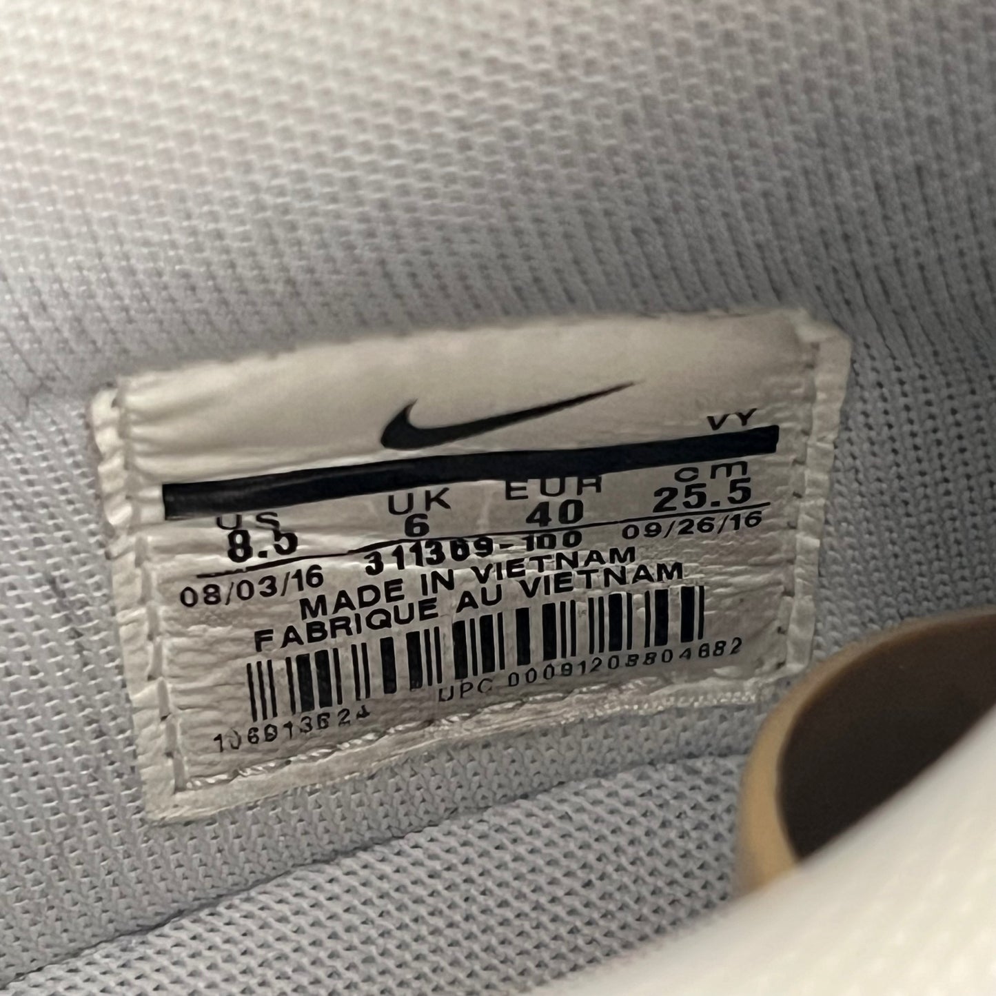 Nike Dunk Low White Gum Womens Shoe
