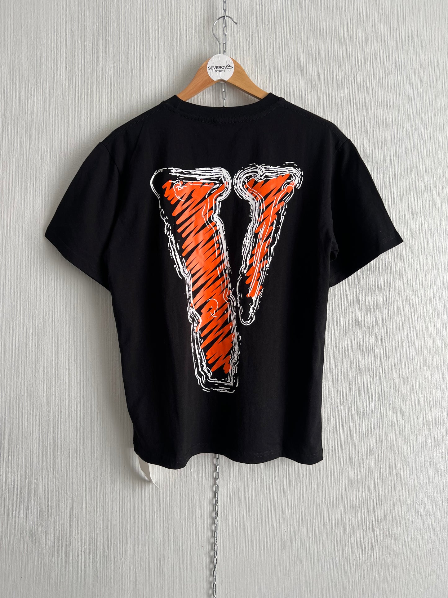 Vlone Black Cotton T-shirt