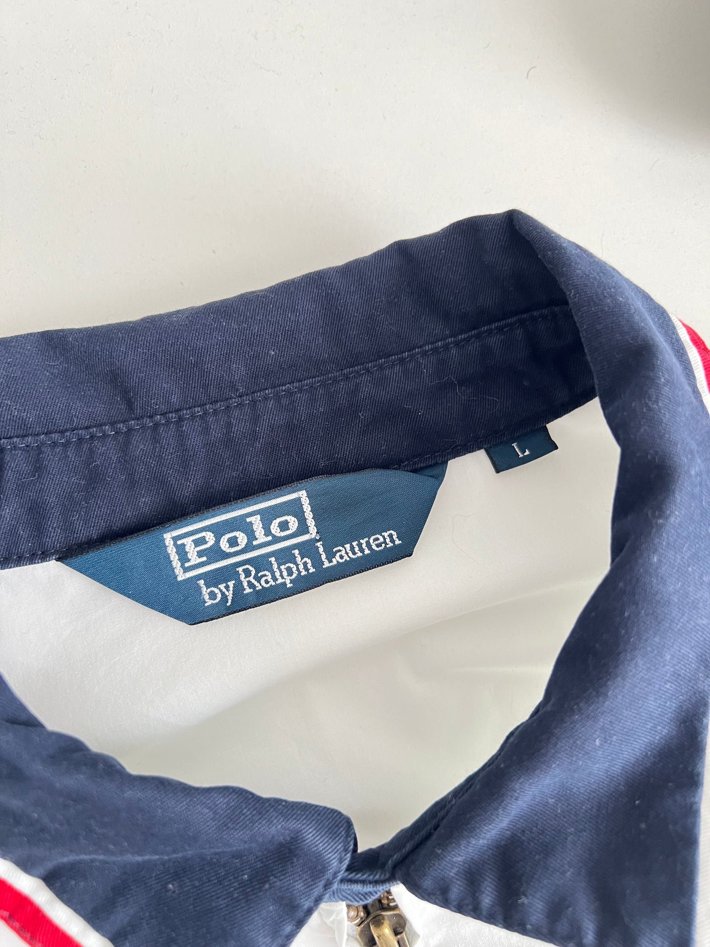 Polo Ralph Lauren Mercer Big Logo White Jacket