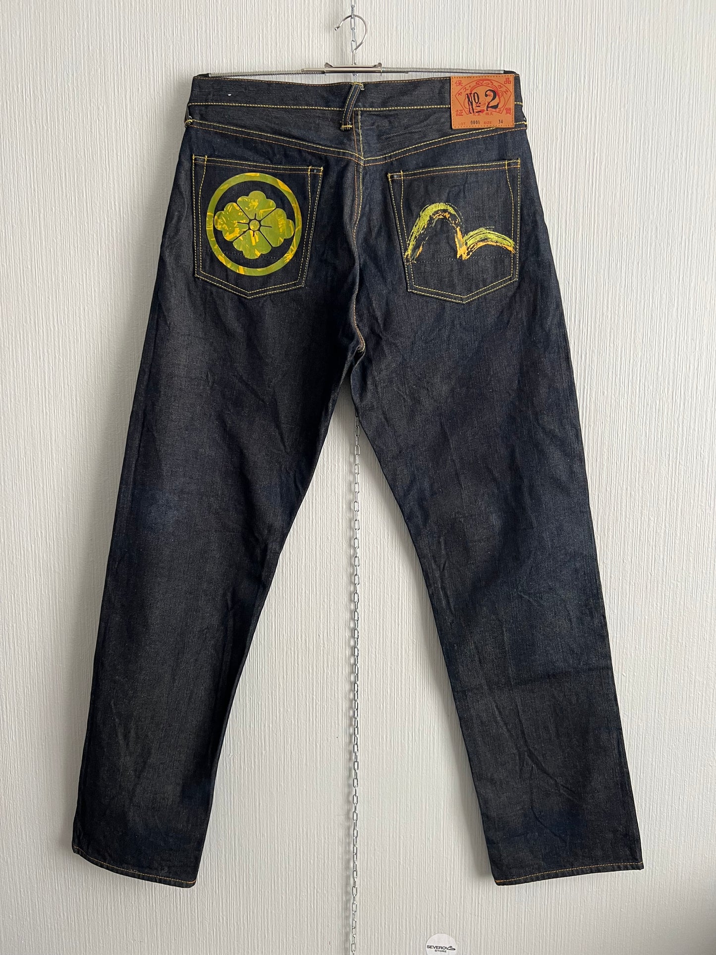 Evisu Japan Dark Indigo Selvedge Denim Jeans