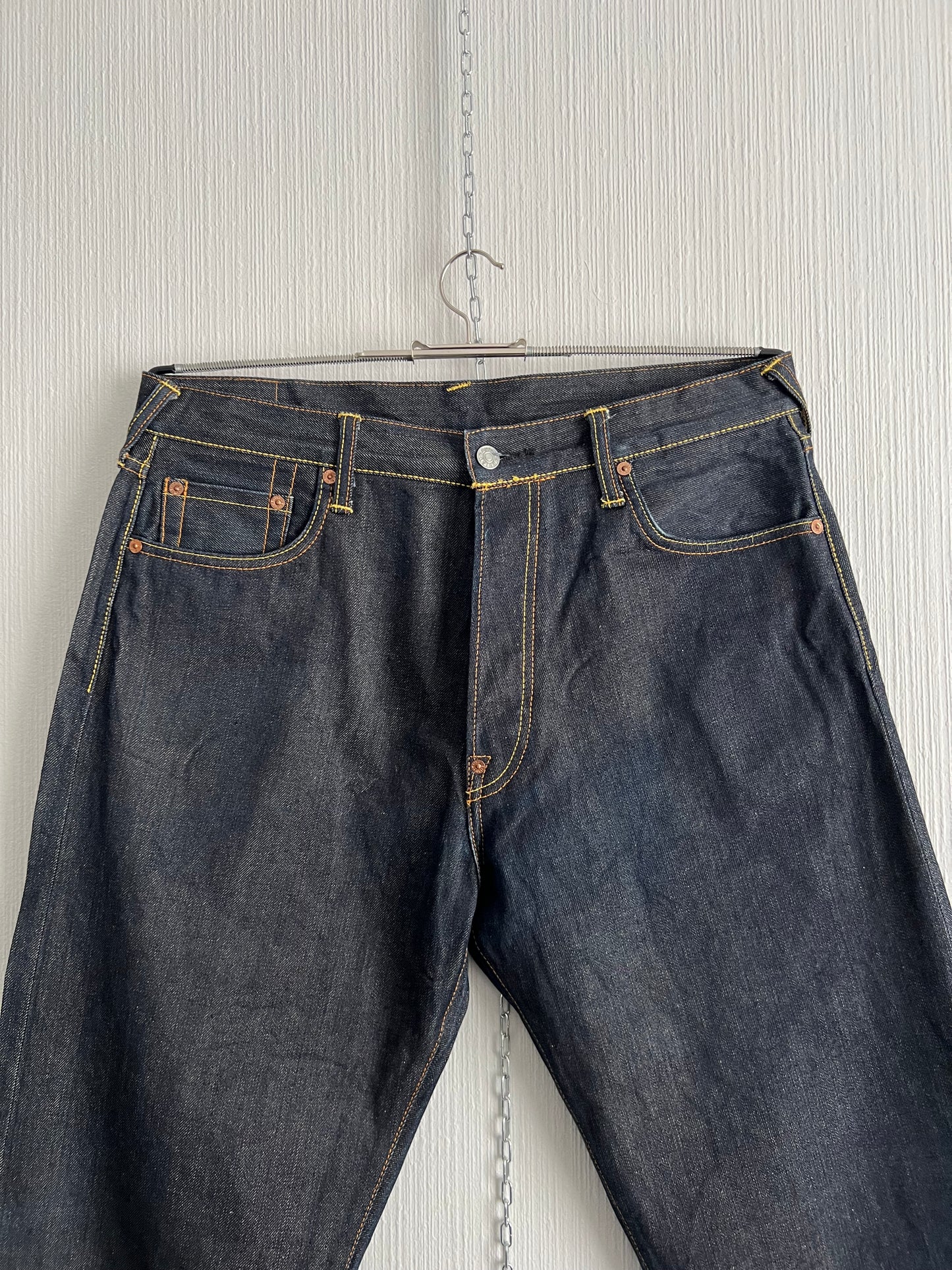 Evisu Japan Dark Indigo Selvedge Denim Jeans