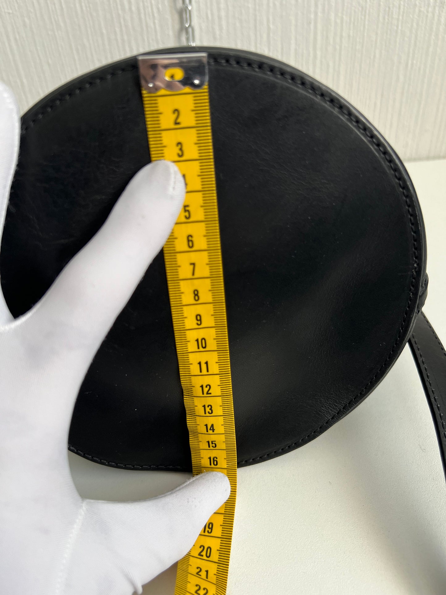 Arket Leather Black Bucket Bag