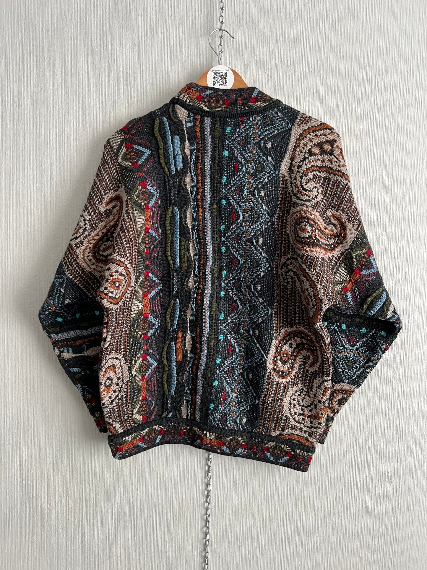 Coogi Vintage Crazy Knit Made in Australia Sweater