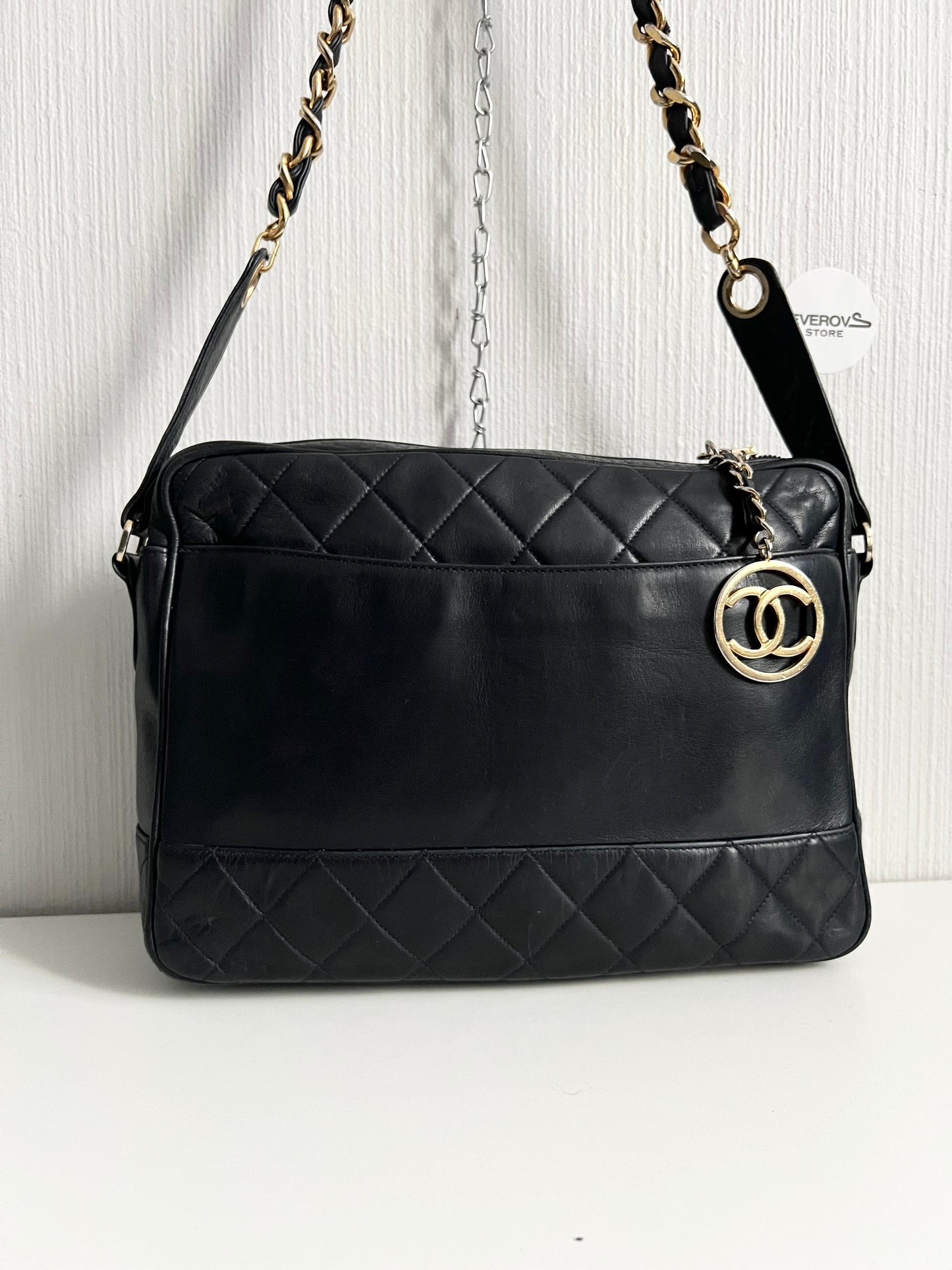 Chanel Vintage 1991 Diamond-Quilted Shoulder Bag