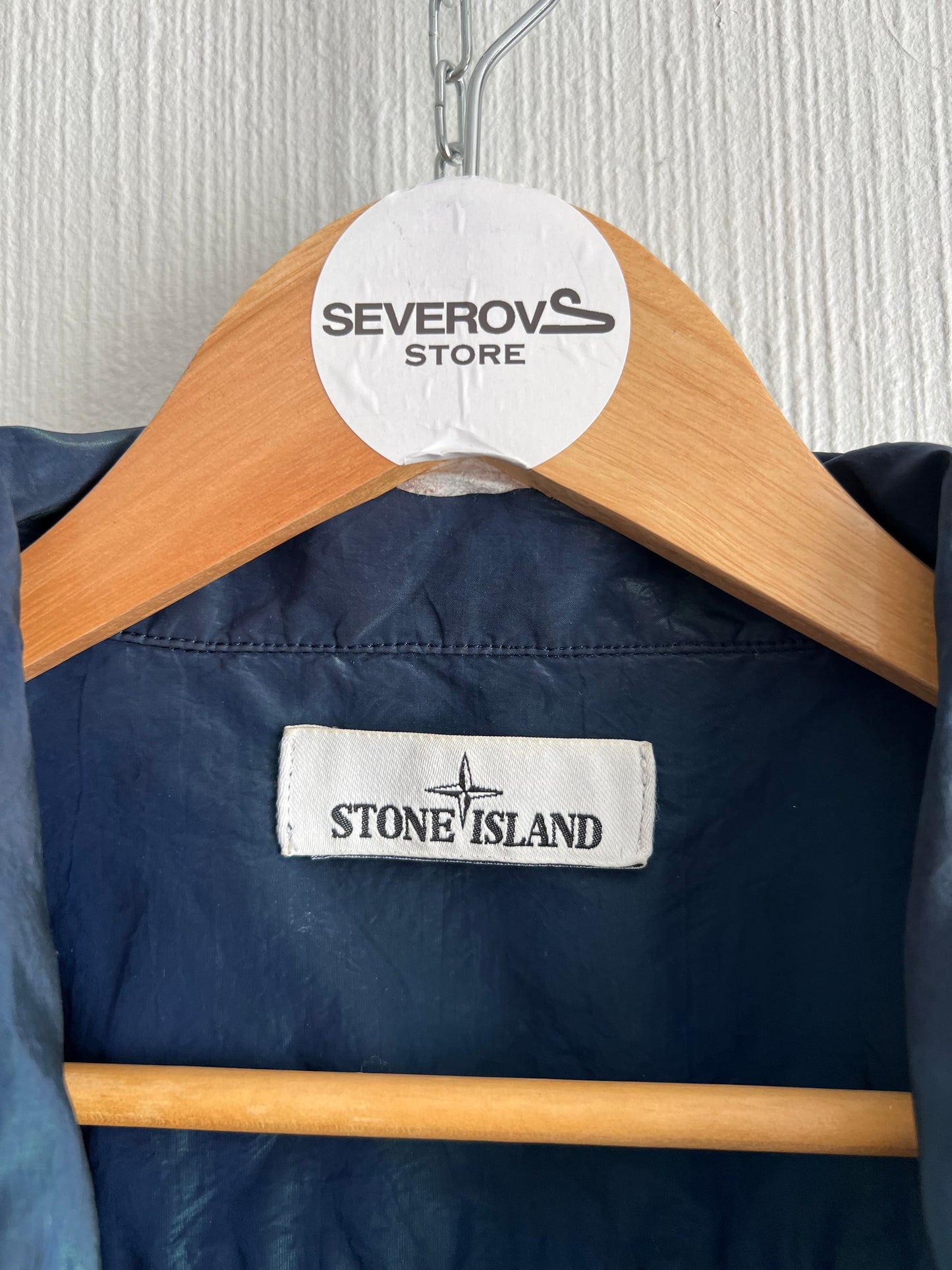 Stone Island SS17 Blue Green Weft Overshirt