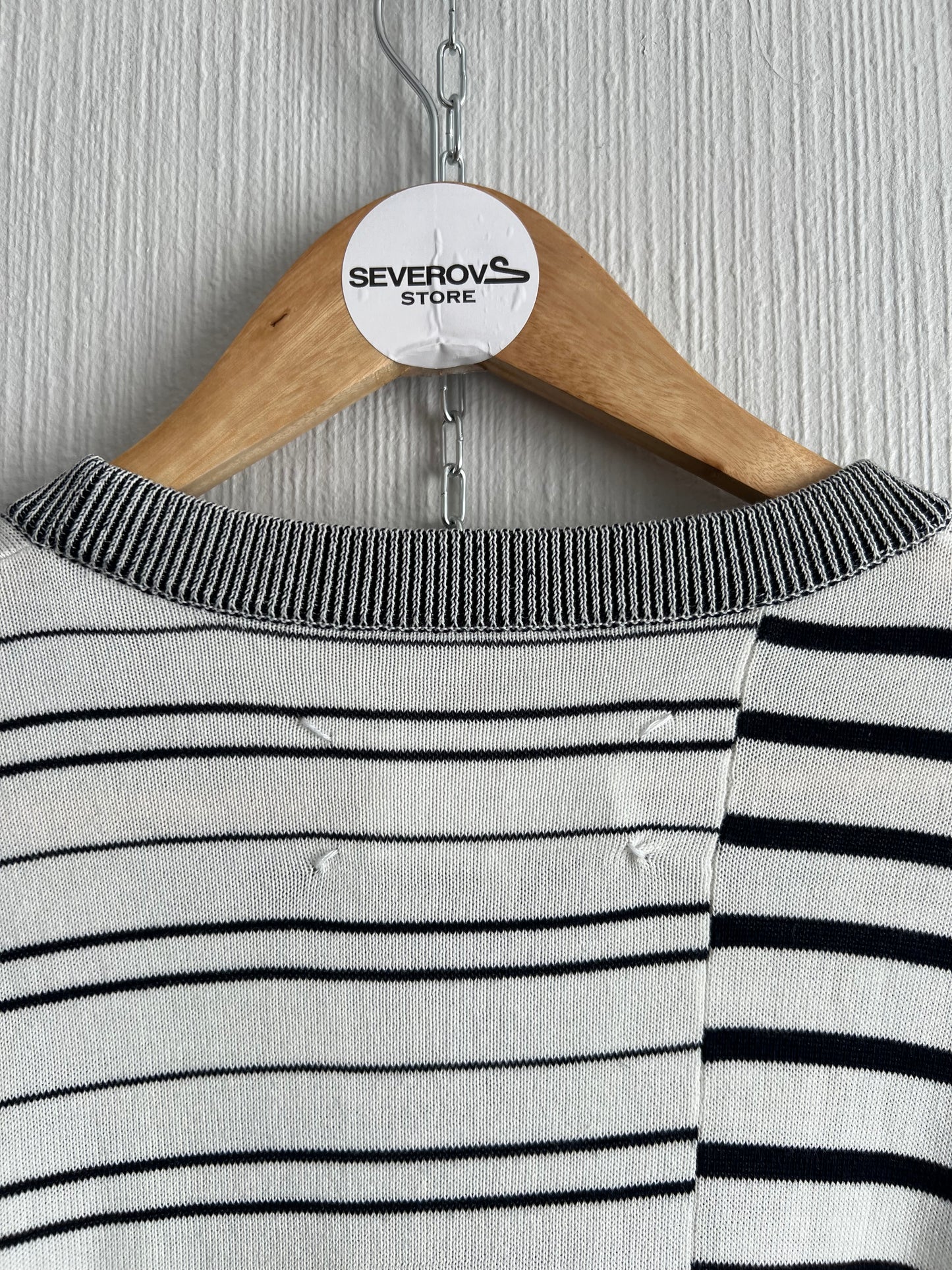 Maison Margiela Reconstructed Striped Sweater
