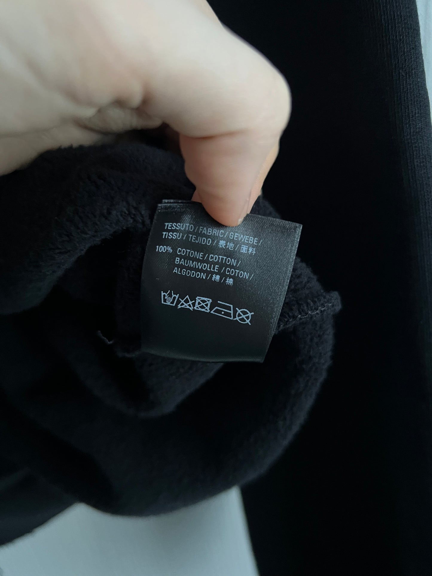Balenciaga AW20 Free Your Mind Distressed Hoodie