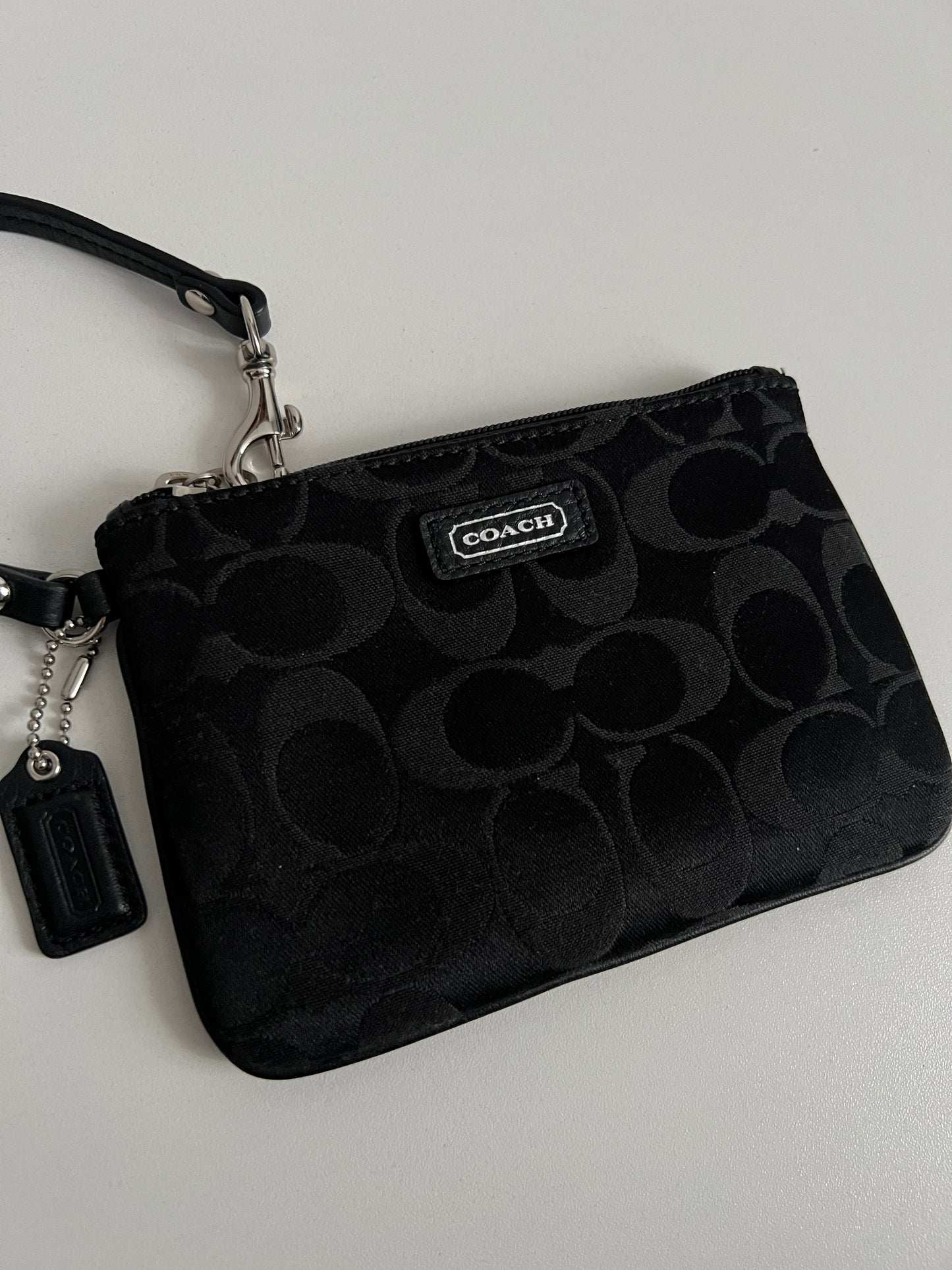 Coach Wristlet Signature Wallet Wrist Bag