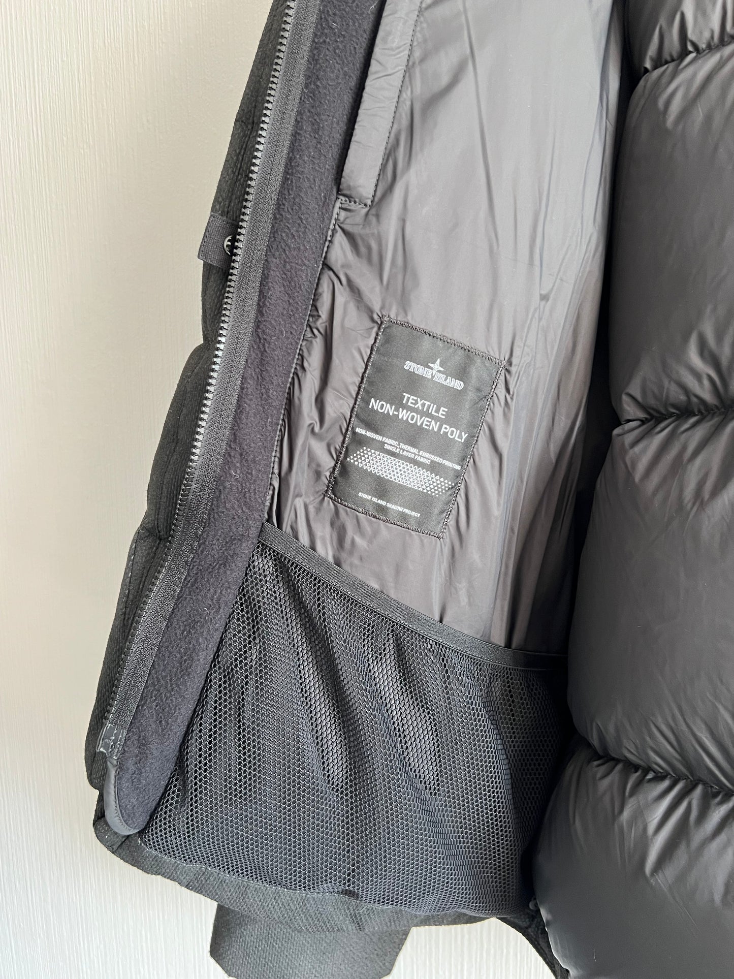 Stone Island Shadow Project Textile Non-wowen Poly Down Grey Jacket
