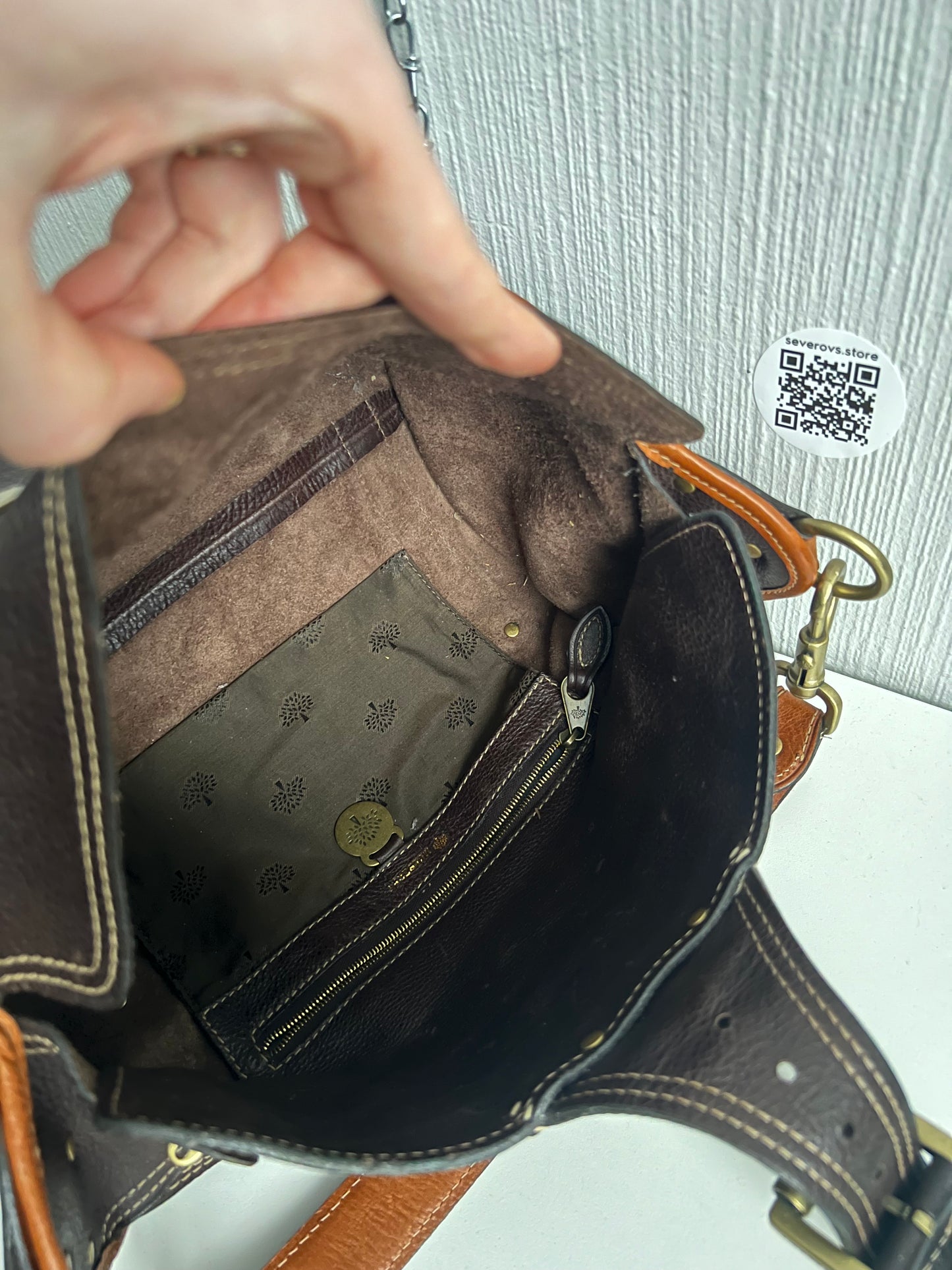 Mulberry Alana Brown Leather Handbag