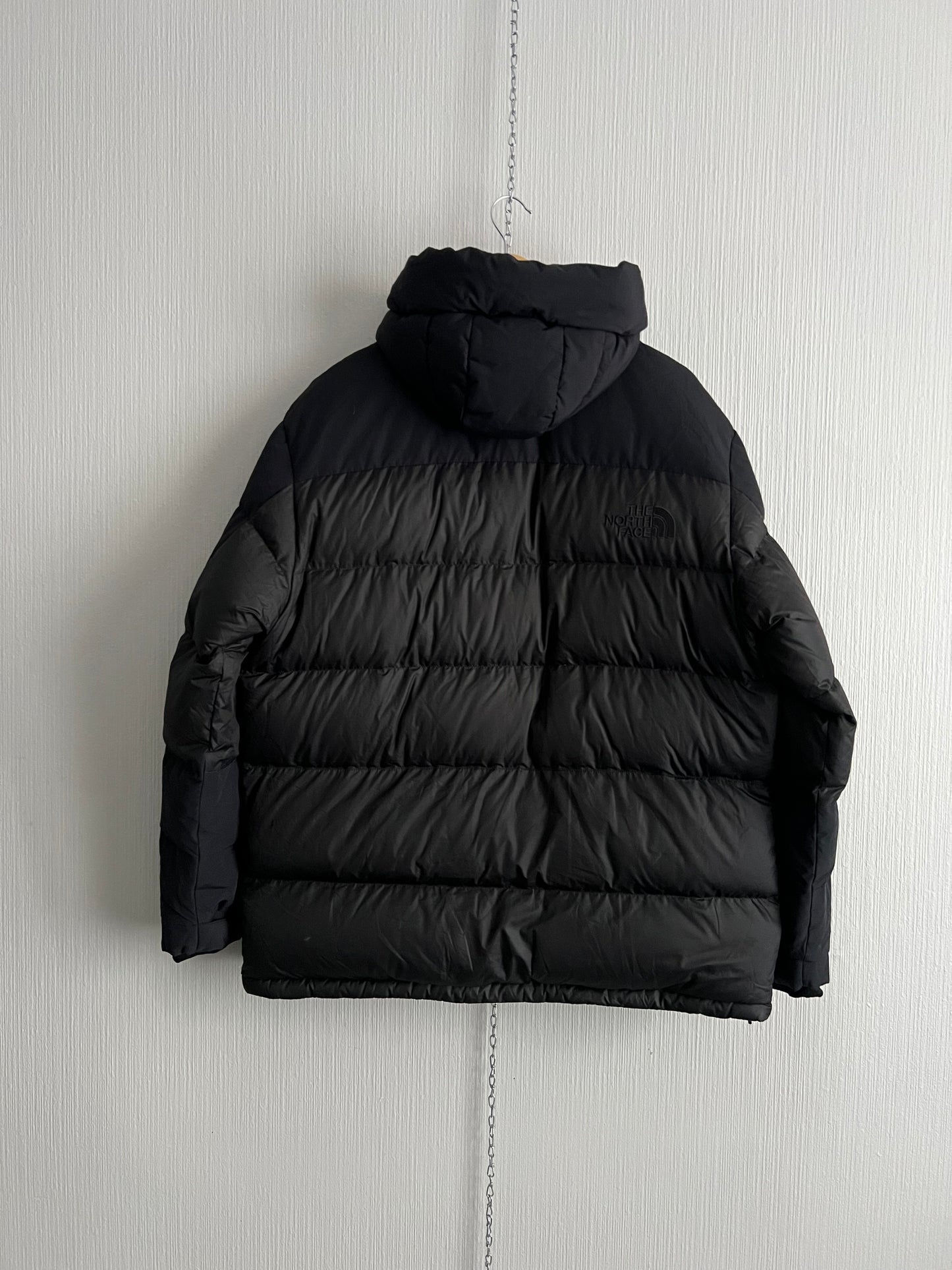 The North Face 550 Down Puffer Black Jacket