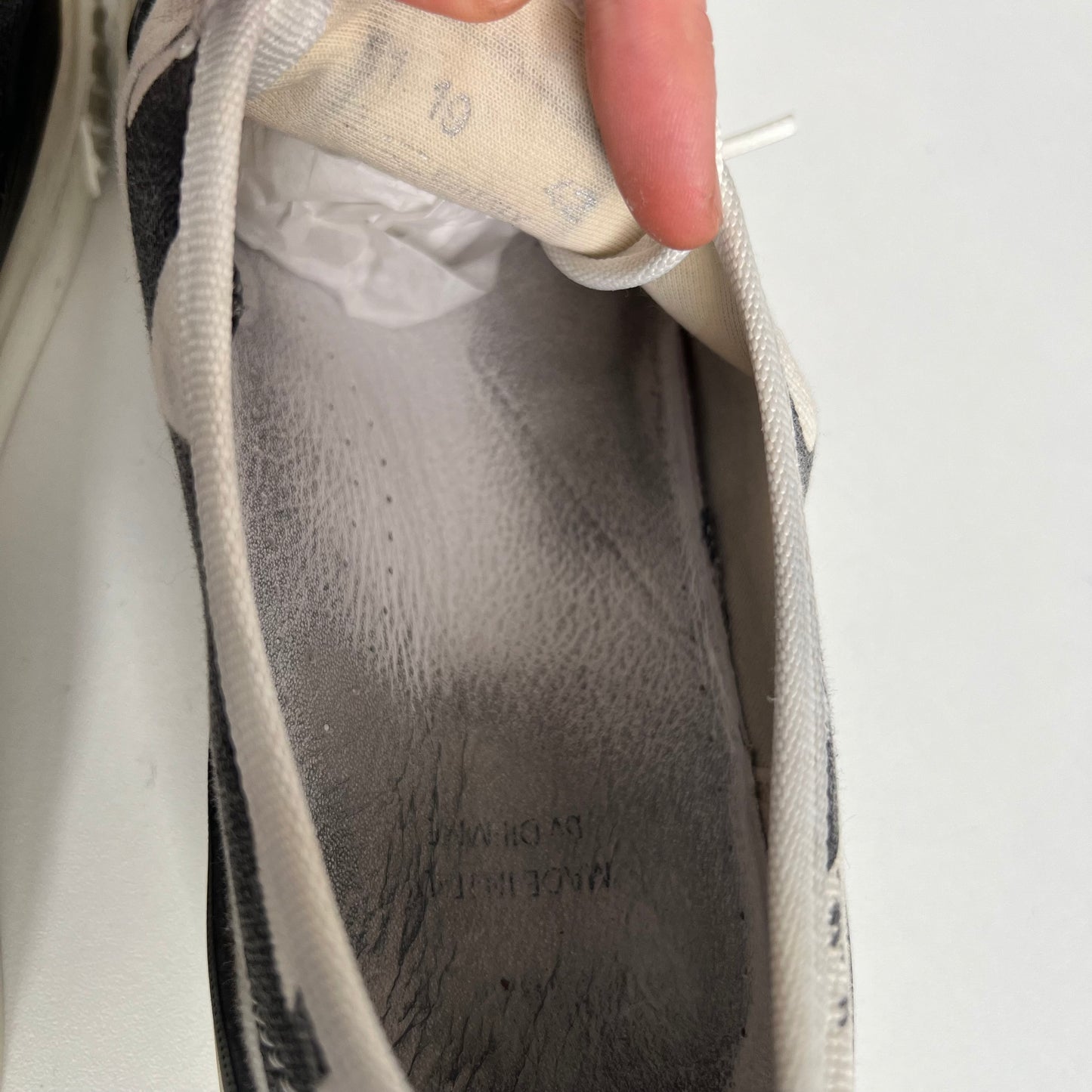 Stone Island x DIEMME Low Canvas Logo Sneakers Mens Shoes