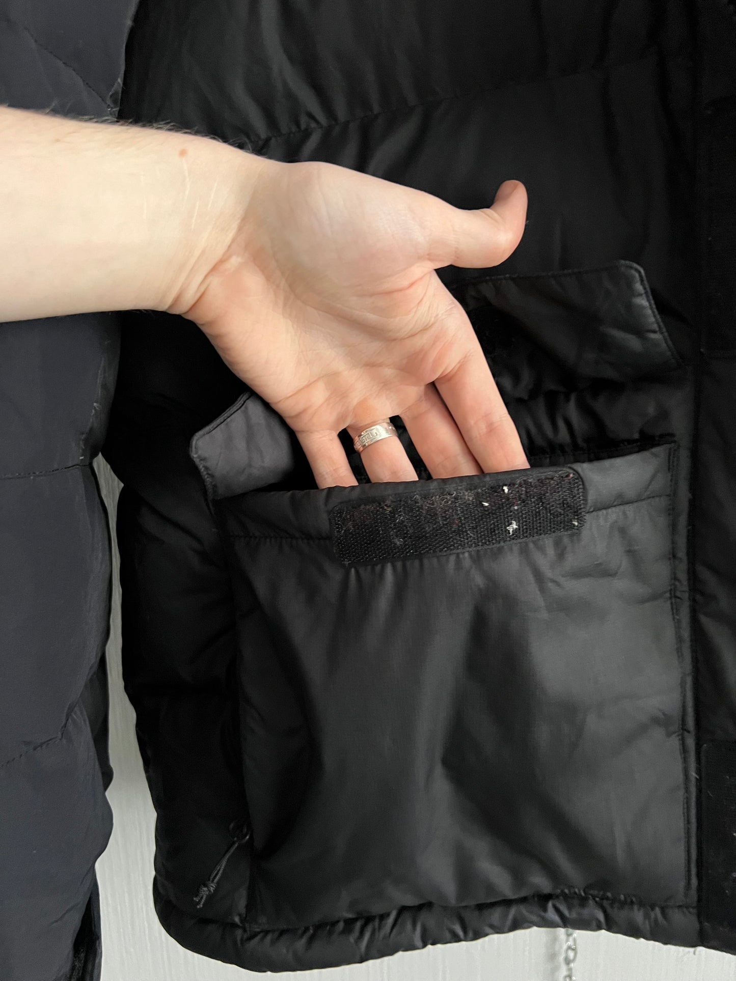 The North Face 550 Down Puffer Black Jacket