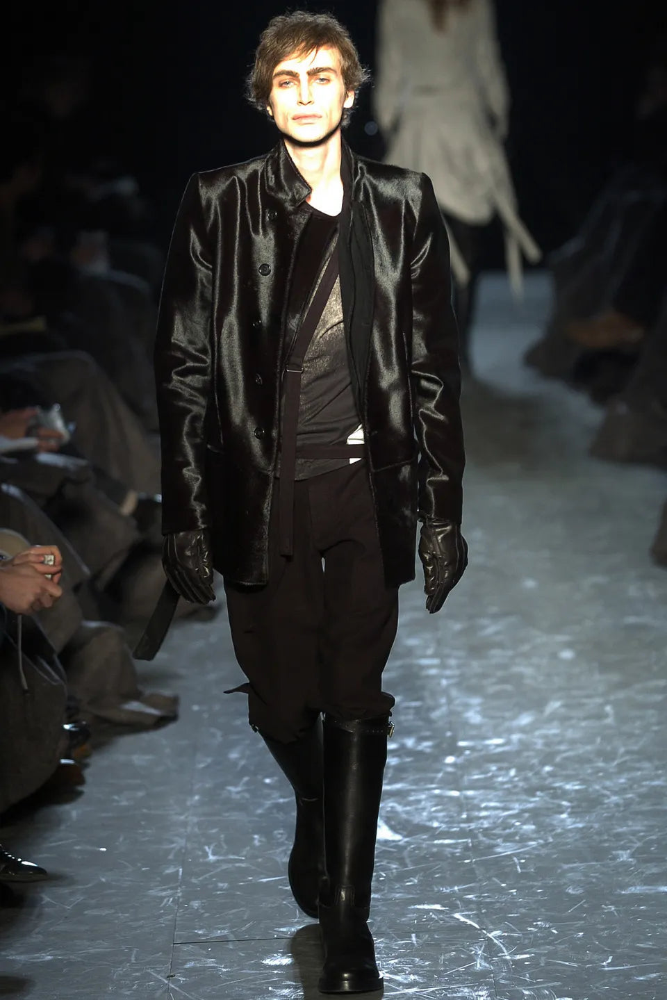 Ann Demeulemeester F/W 2004 Runway Sample Ponyhair Coat
