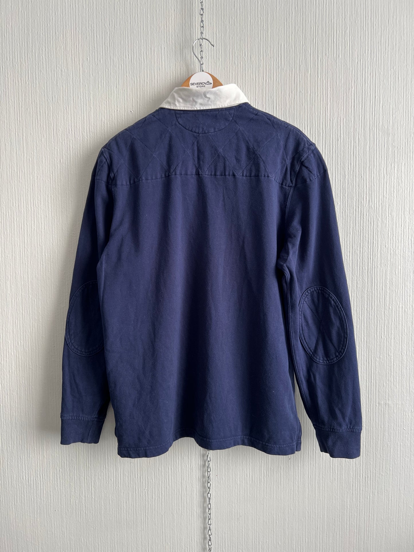 Polo Ralph Lauren Navy Cotton Rugby Polo Shirt