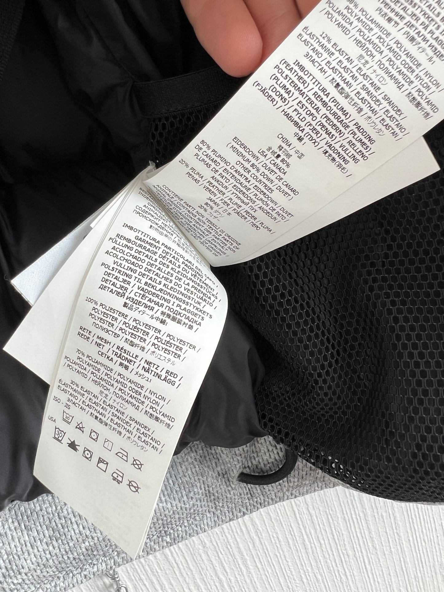 Stone Island Shadow Project Textile Non-wowen Poly Down Grey Jacket