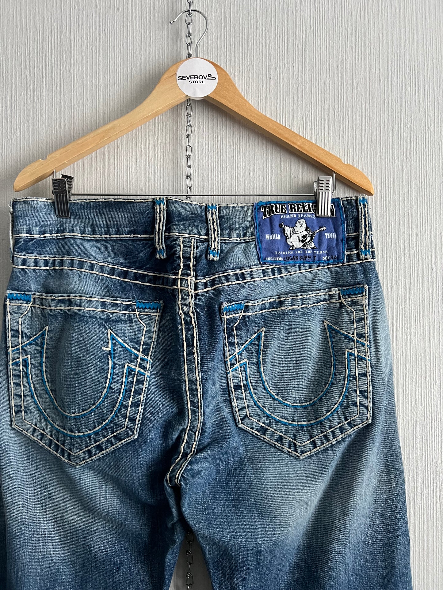 True Religion Vintage Logan Super T Mens Denim Pants