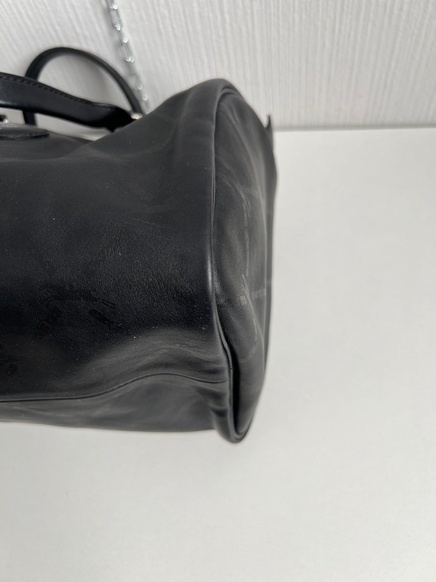 Longchamp Black Leather Bag