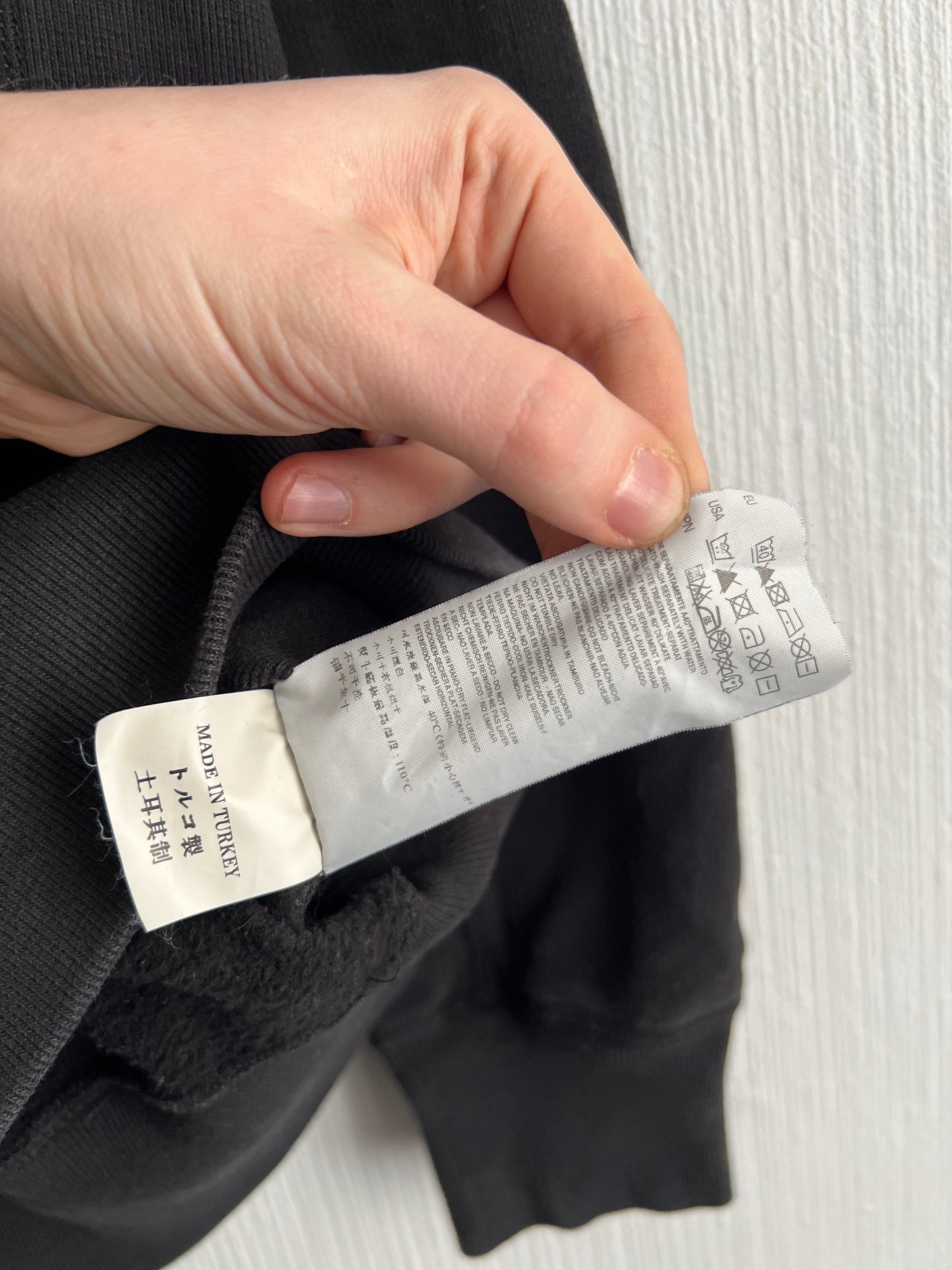 Stone Island AW2011 Black Cotton Sweatshirt