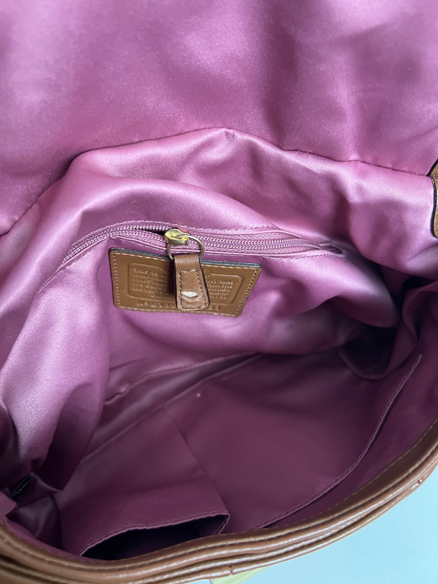 Coach Brown Leather Kristin Hobo Bag