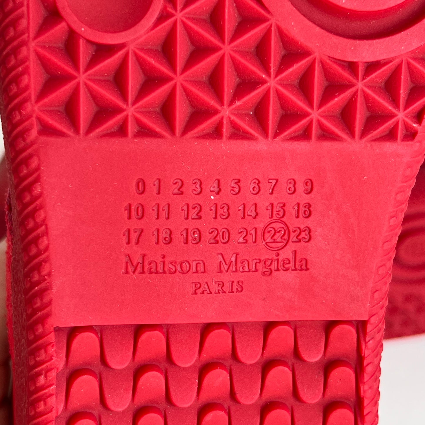 Maison Martin Margiela Replica Gats Mens Red Trainers Shoes