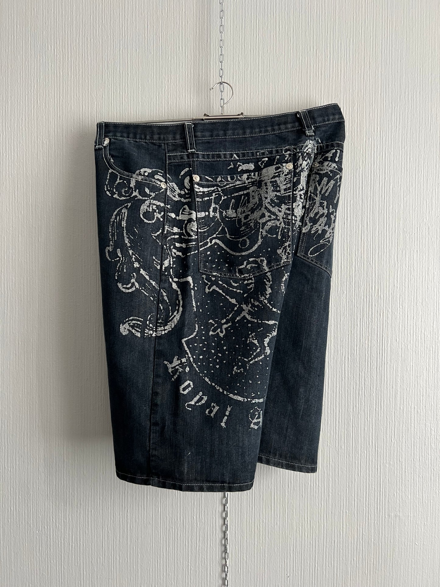 Royal Army Vintage Denim Baggy Shorts