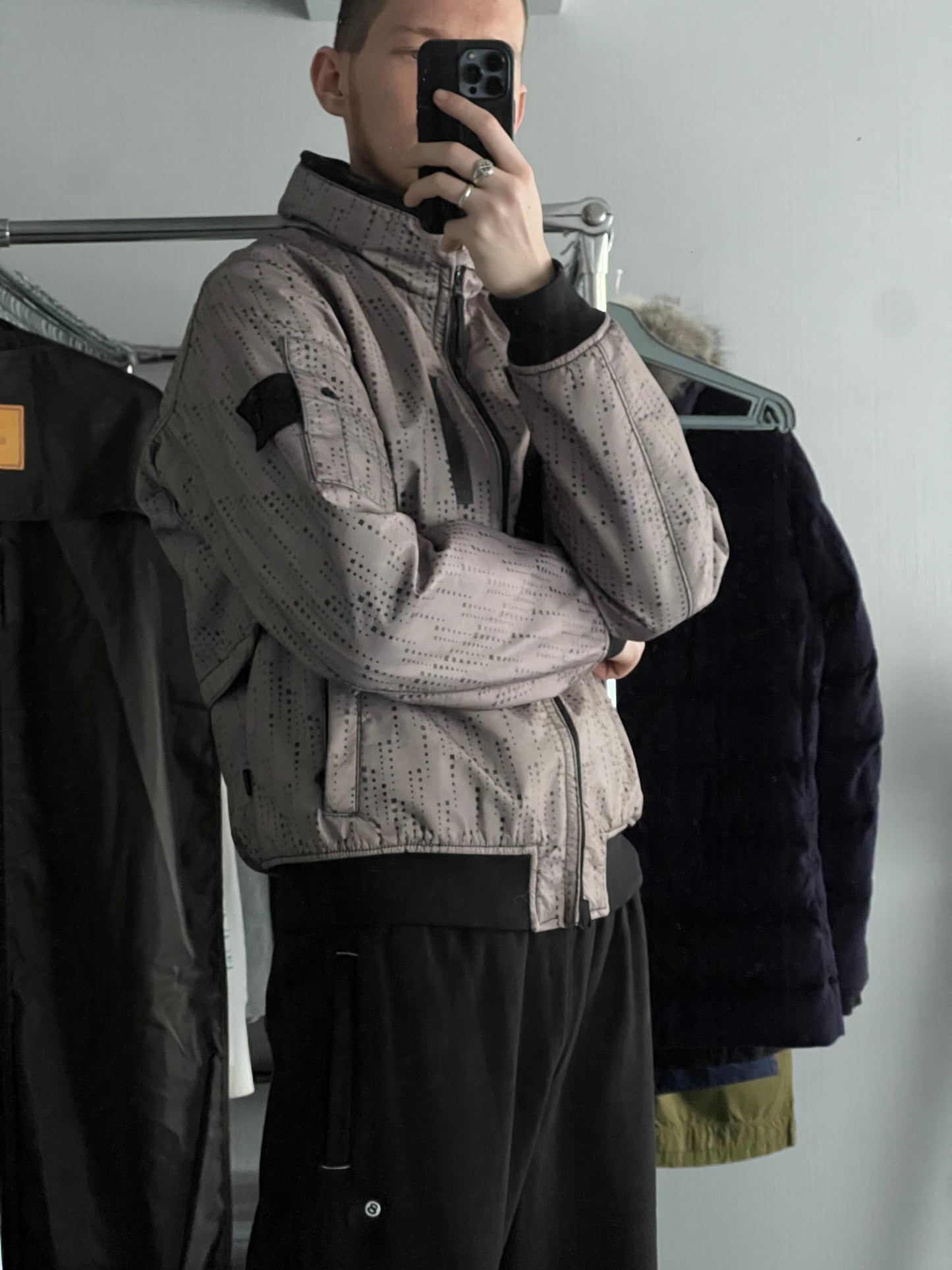 Stone Island Shadow Project AW19 Lasered Poly-Hide Down Jacket