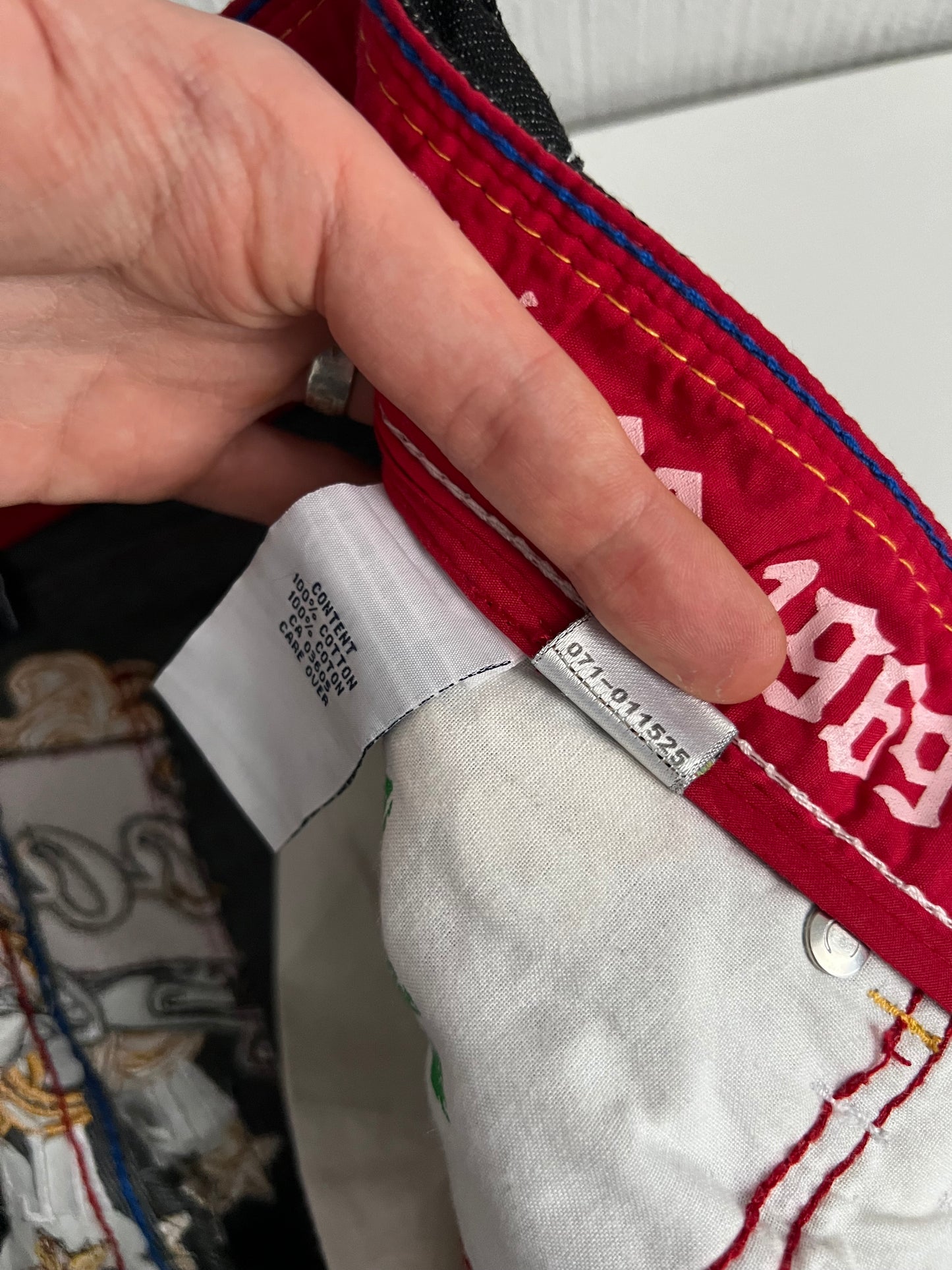 Coogi Mens Embroidered Baggy Fit Denim Jeans