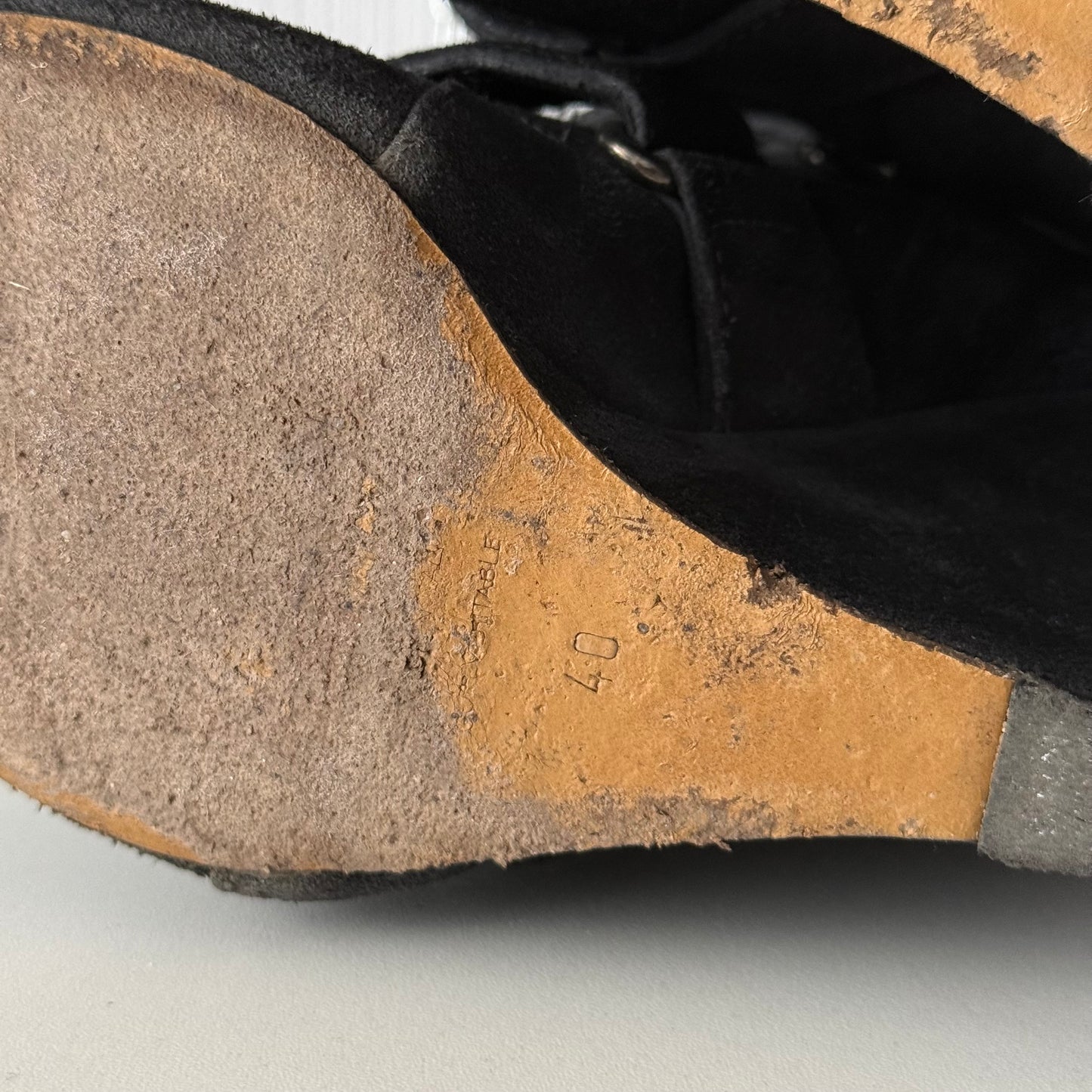 Isabel Marant Black Suede Scarlet Wedge Boots