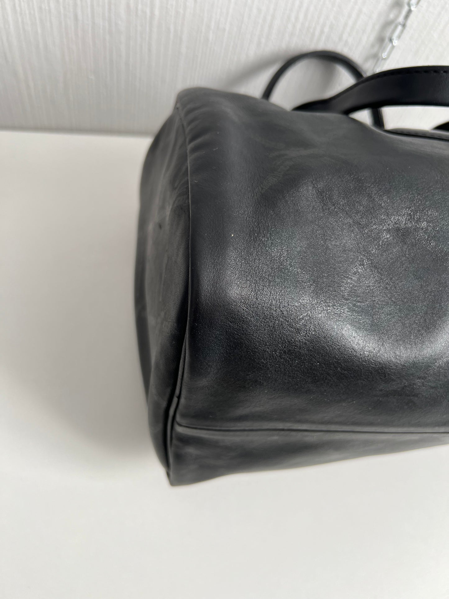 Longchamp Black Leather Bag