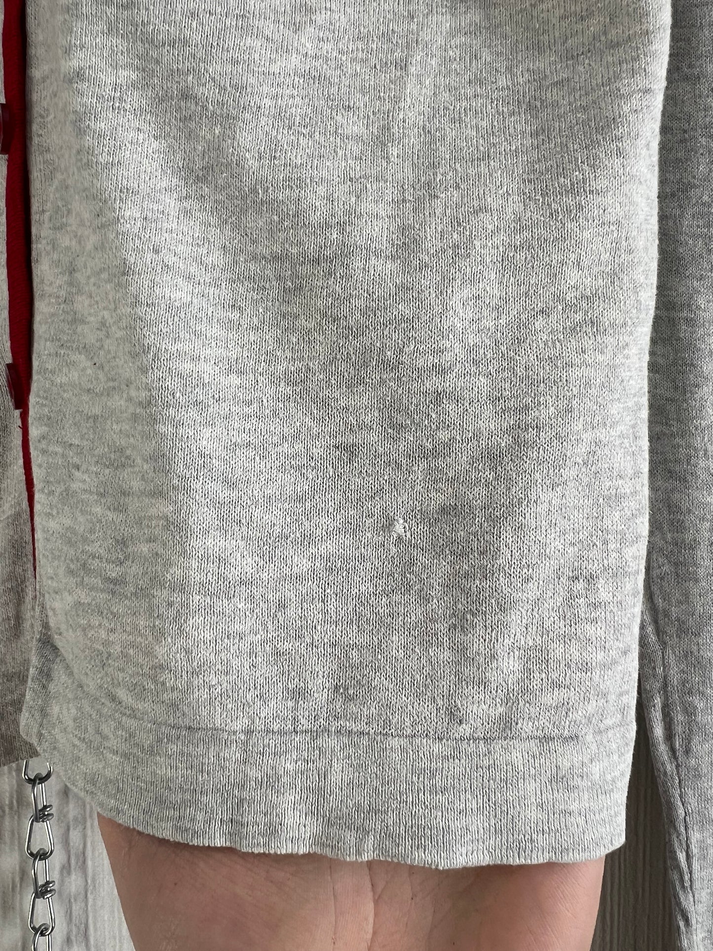 Christian Dior by John Galliano F/W 2005 Grey Cotton Cardigan Womens Top