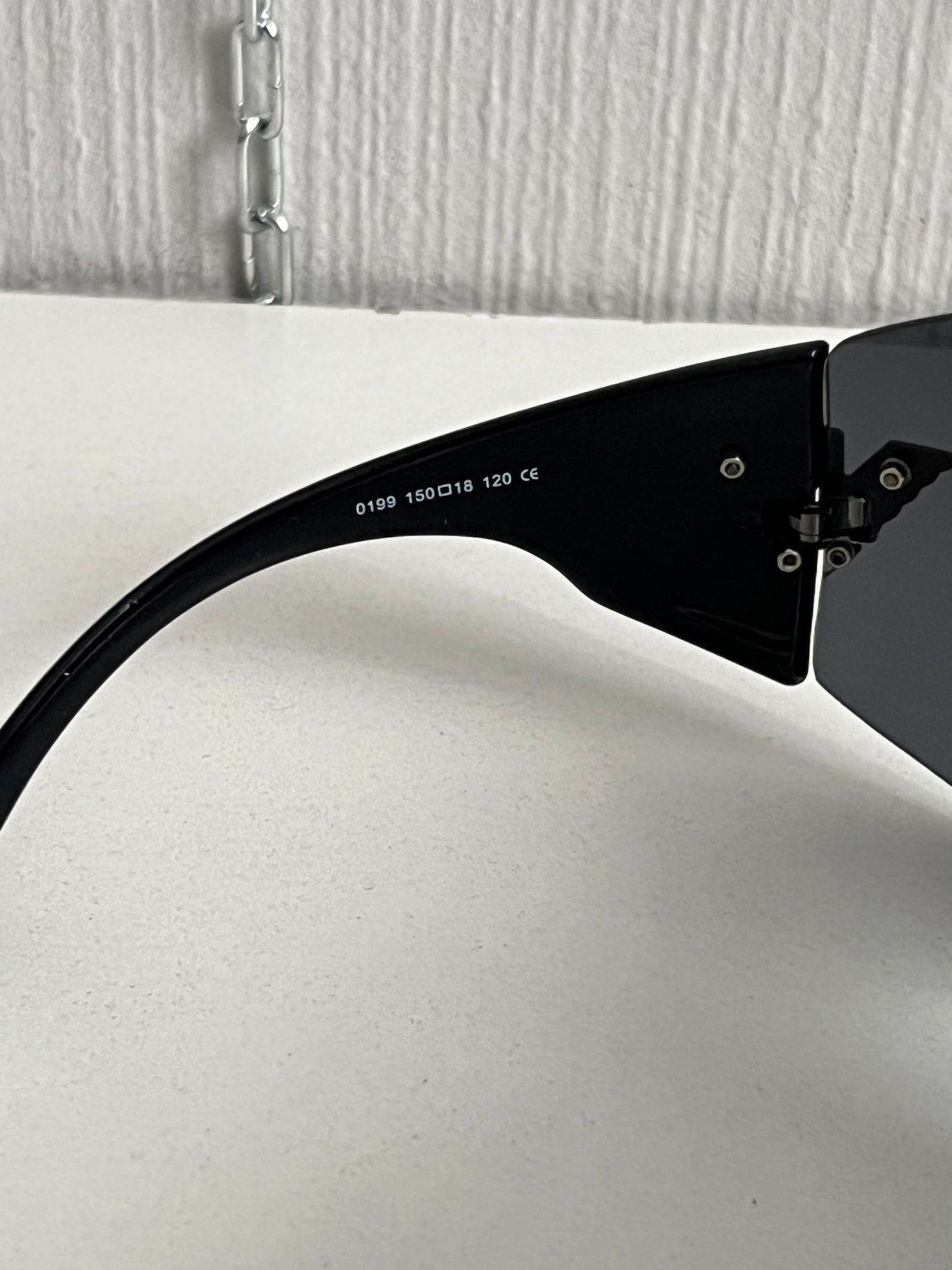 Armani Vintage Mask Oversized Sunglasses